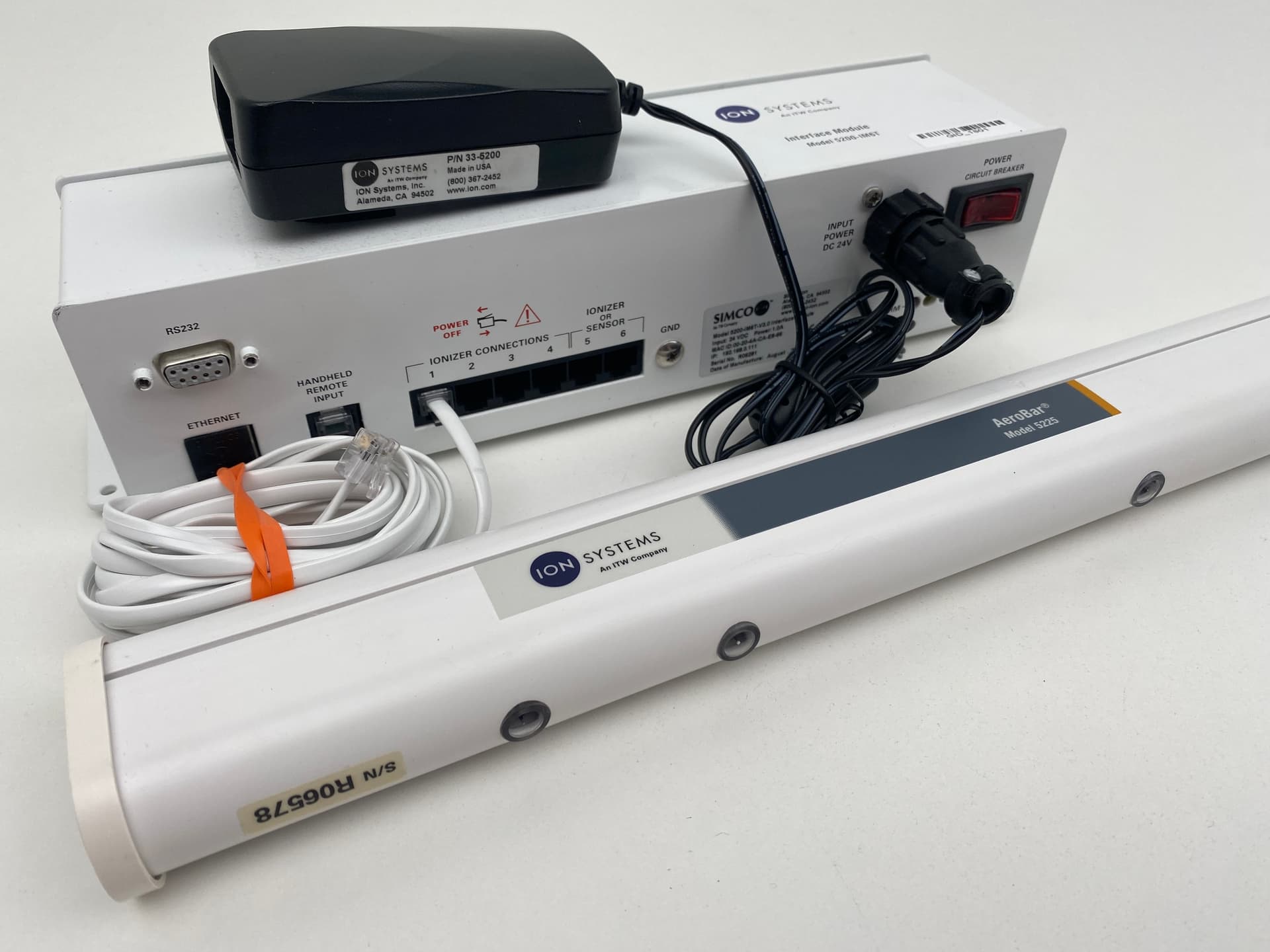 Ion Systems Simco Ion Aerobar 5225 5200-IM6T 64" Ionizer Bar and Interface