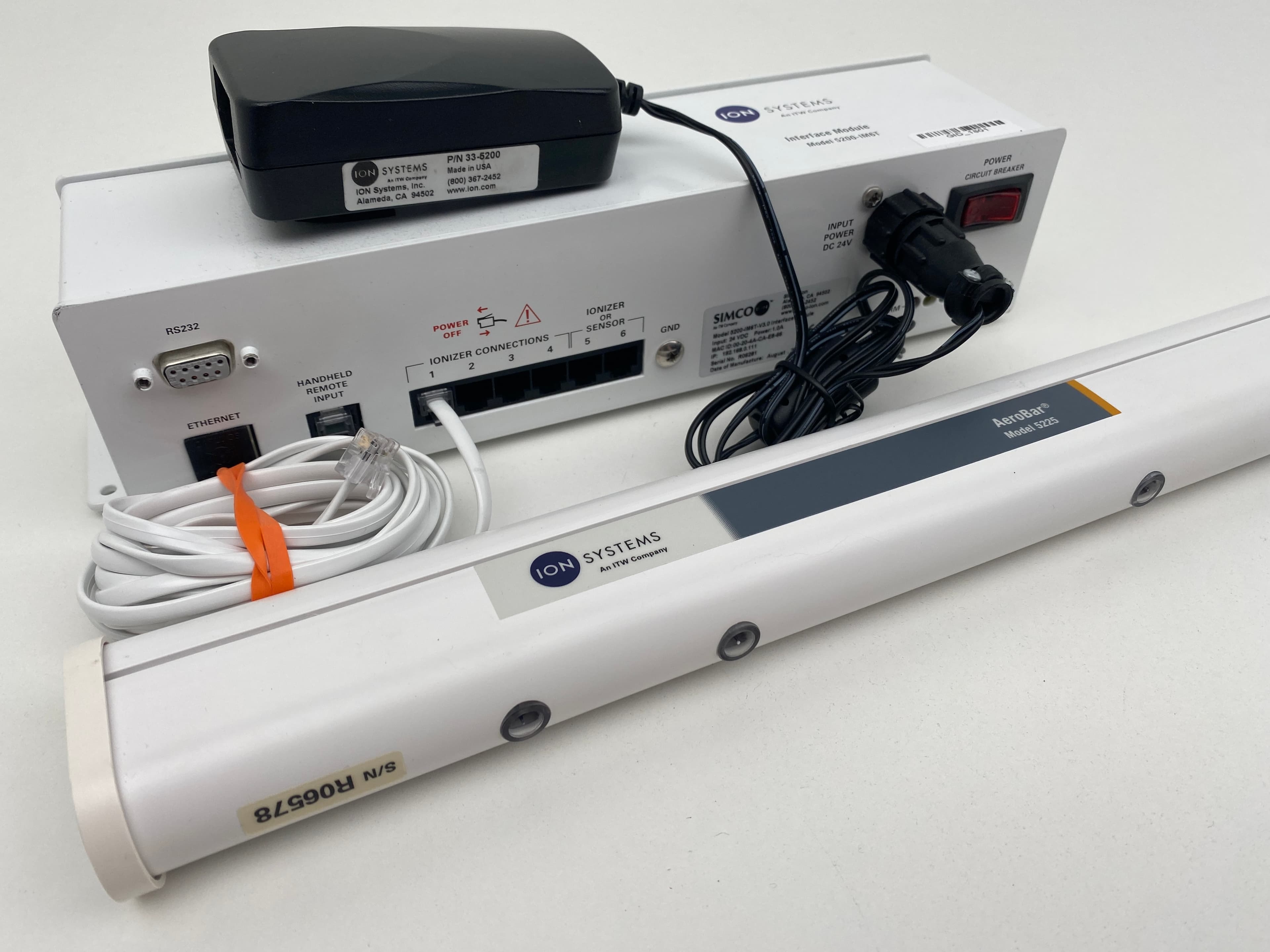 Ion Systems Simco Ion Aerobar 5225 5200-IM6T 64" Ionizer Bar and Interface