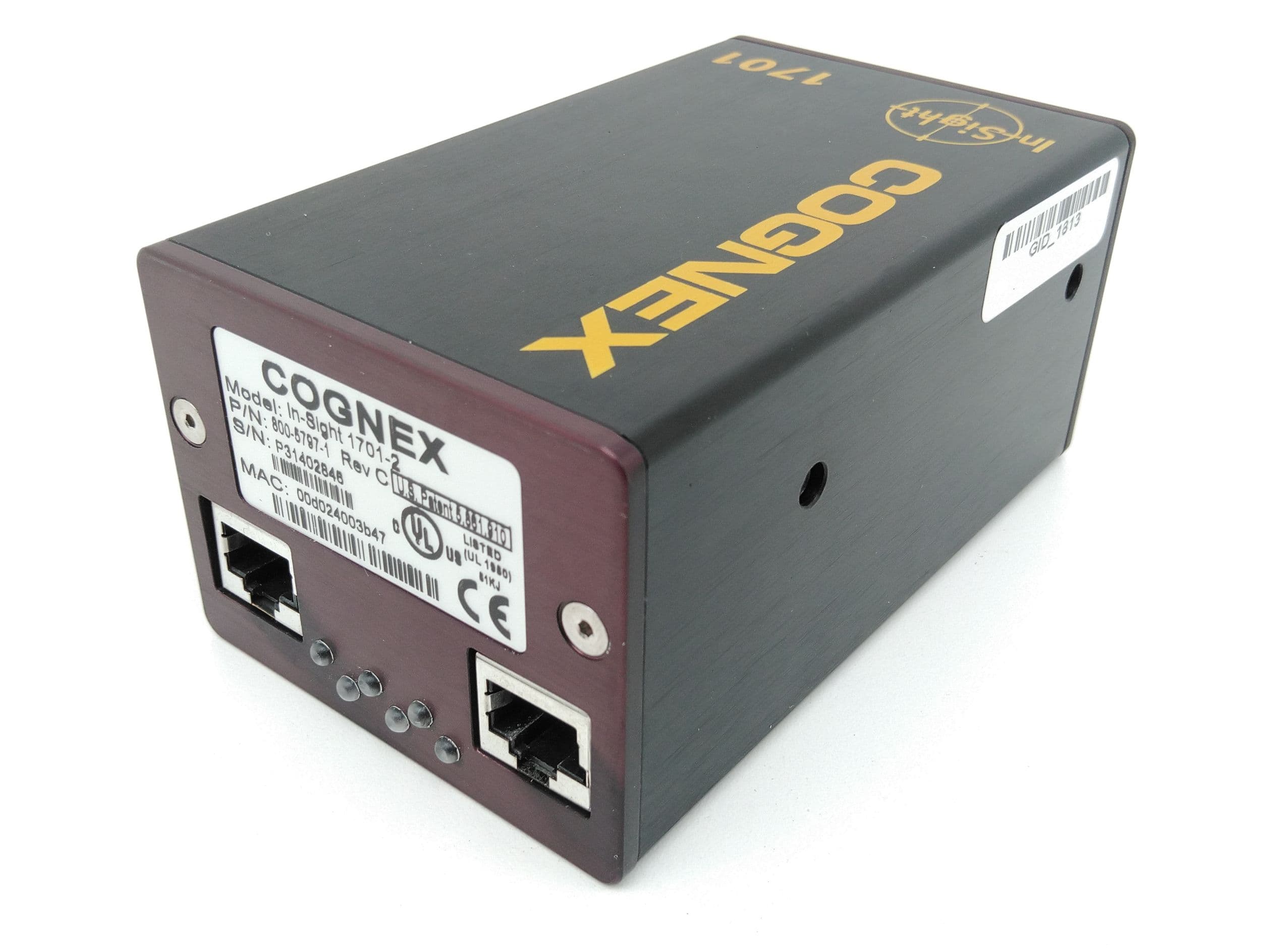 Cognex In-Sight 1701-2 PN 800-5797-1 Rev C Wafer Reader
