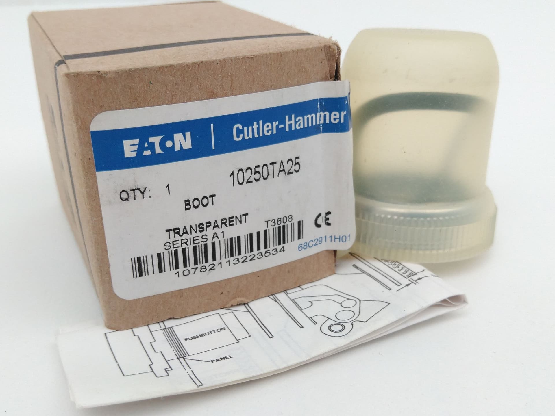 Eaton 10250TA25 Transparent Boot For Push Button