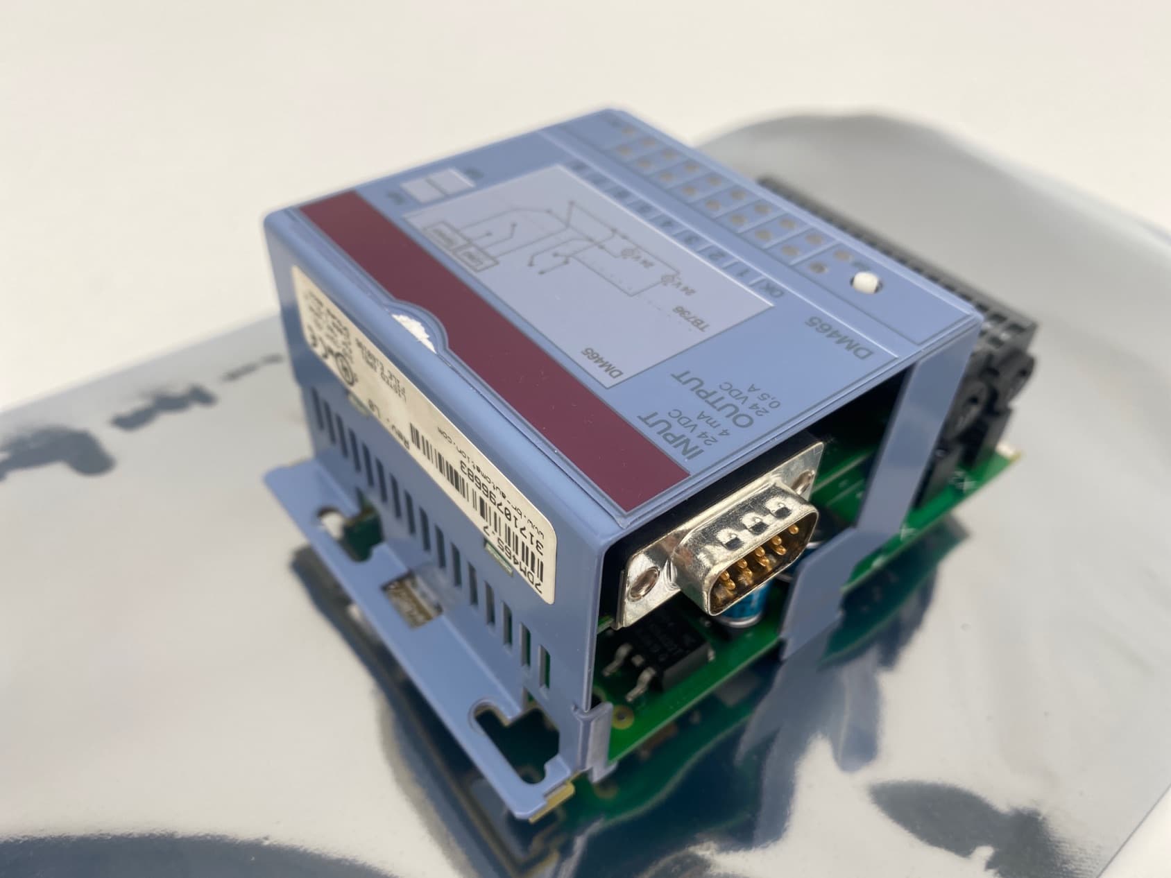 B R Automation 7DM465.7 Rev. L0, 7TB718.91 Digital I/O w 2- Terminal Blocks