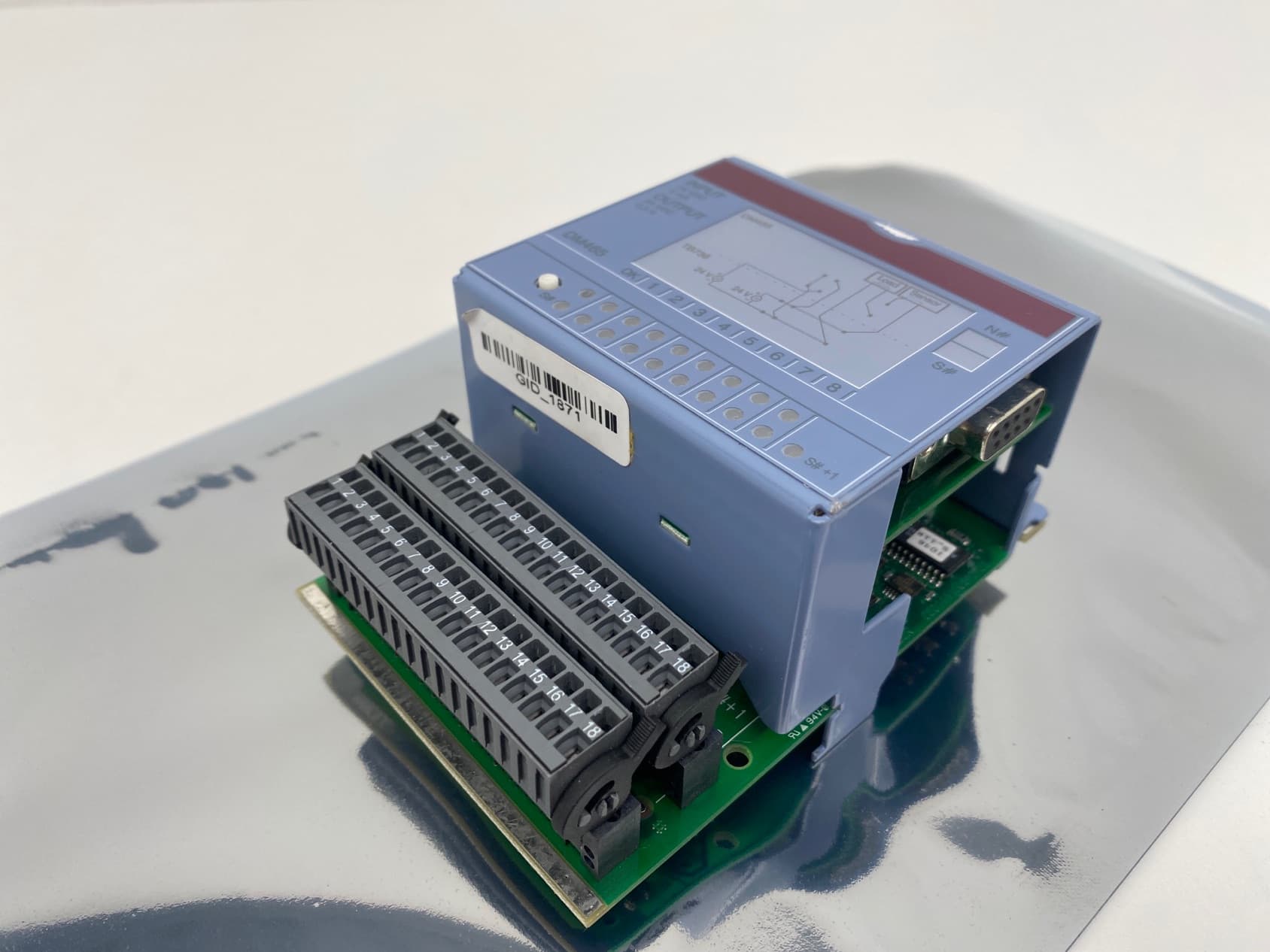 B R Automation 7DM465.7 Rev. L0, 7TB718.91 Digital I/O w 2- Terminal Blocks