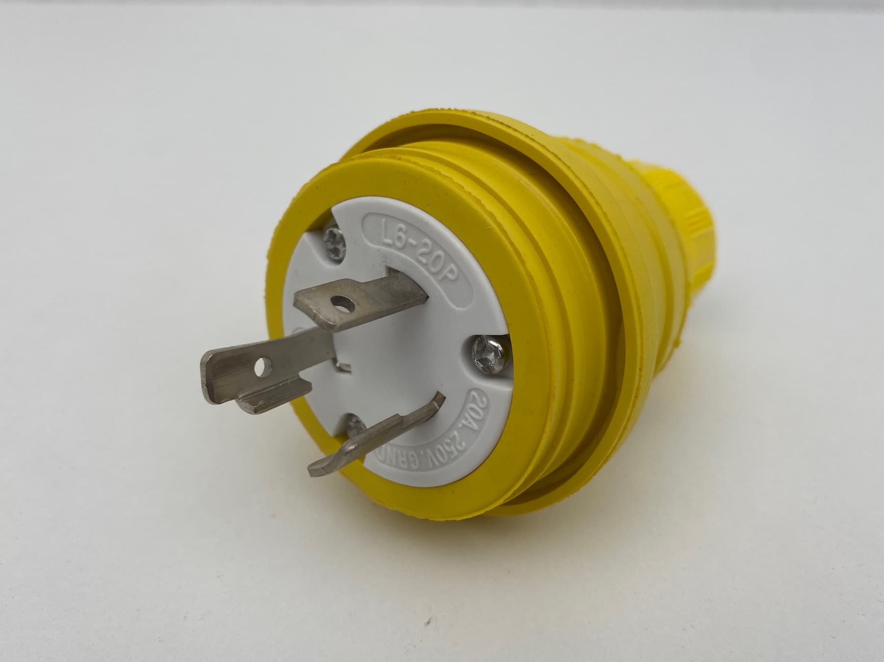 Woodhead / Molex 26W48 WATERTITE Locking Plug NEMA L6-20, 2P, 20A, 250V