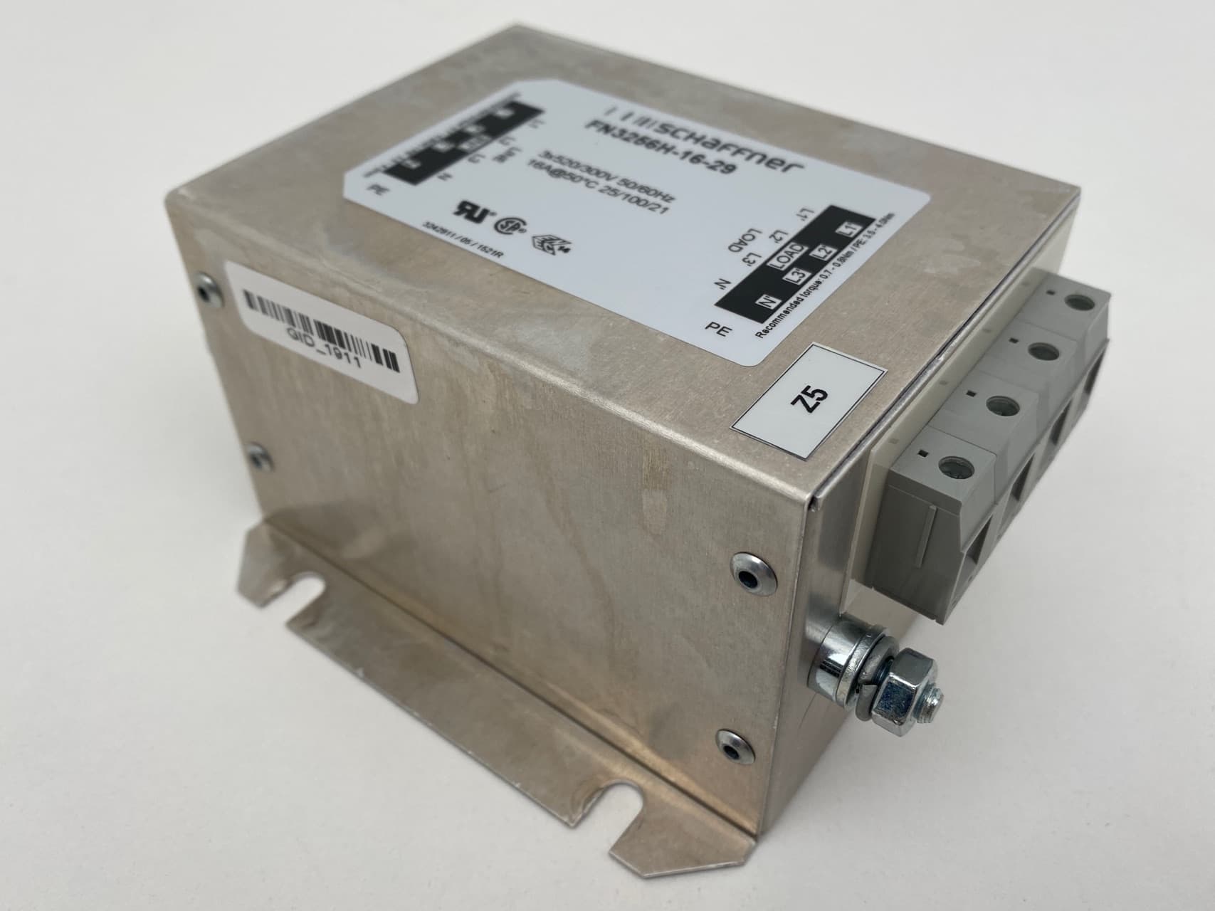 Schaffner FN3256H-16-29 EMC/EMI Line Filter 520VAC, 16A