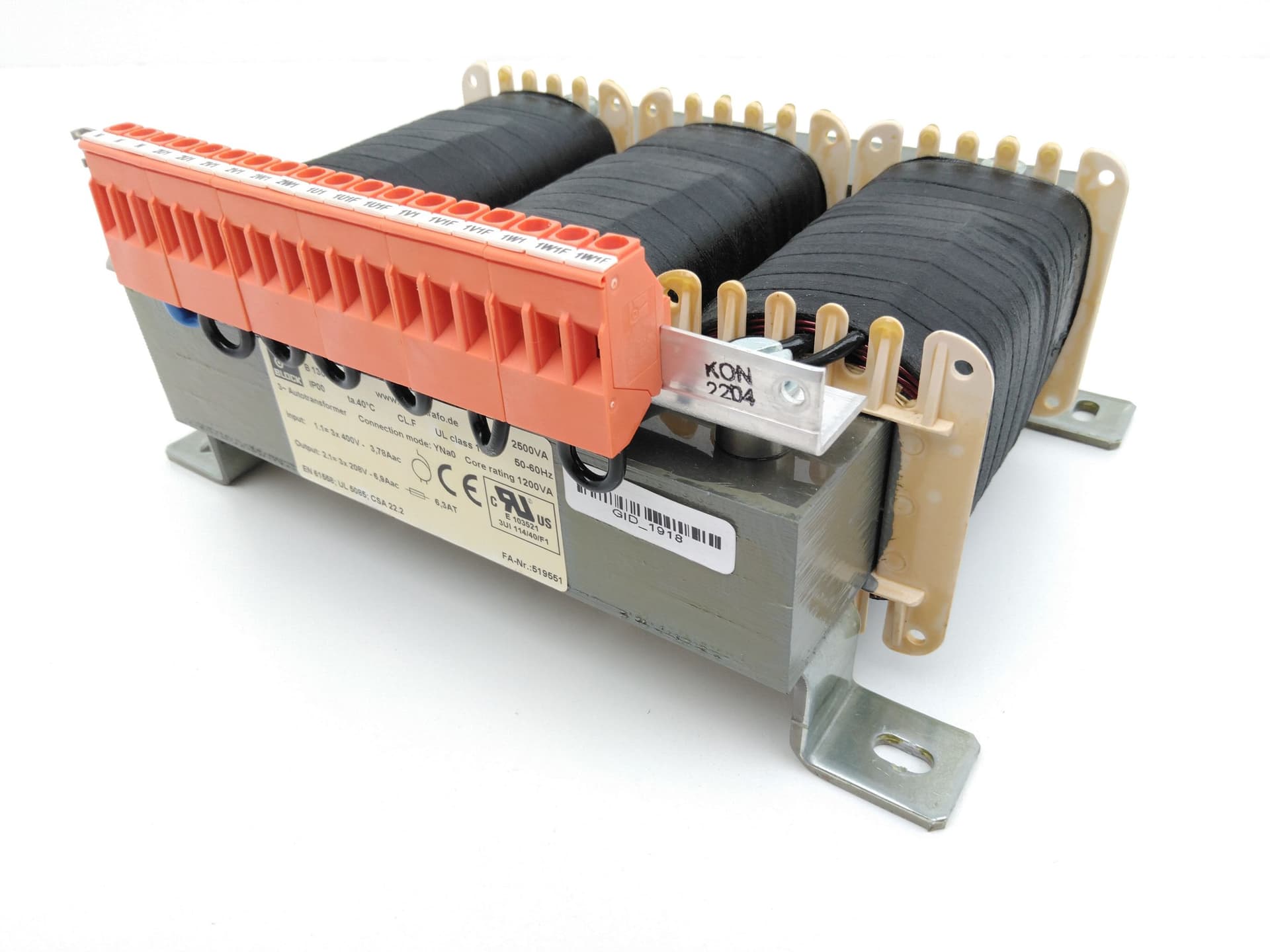 Block USA AT3 2.5 20/21-4 Auto Transformer