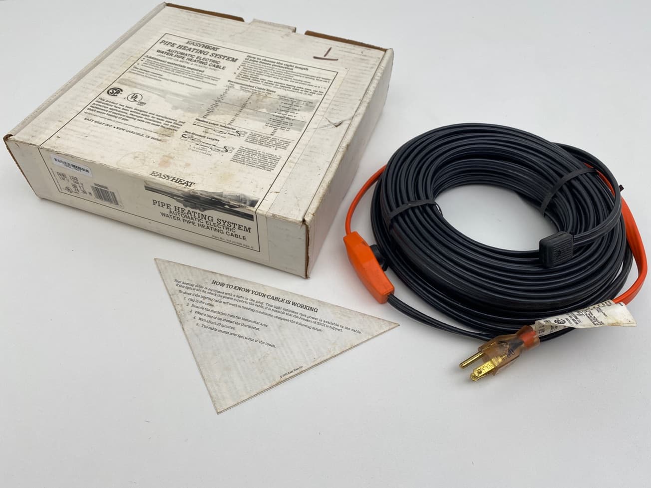 Easy Heat AHB-180 Water Pipe Heating Cable 80FT, 120V, 560W