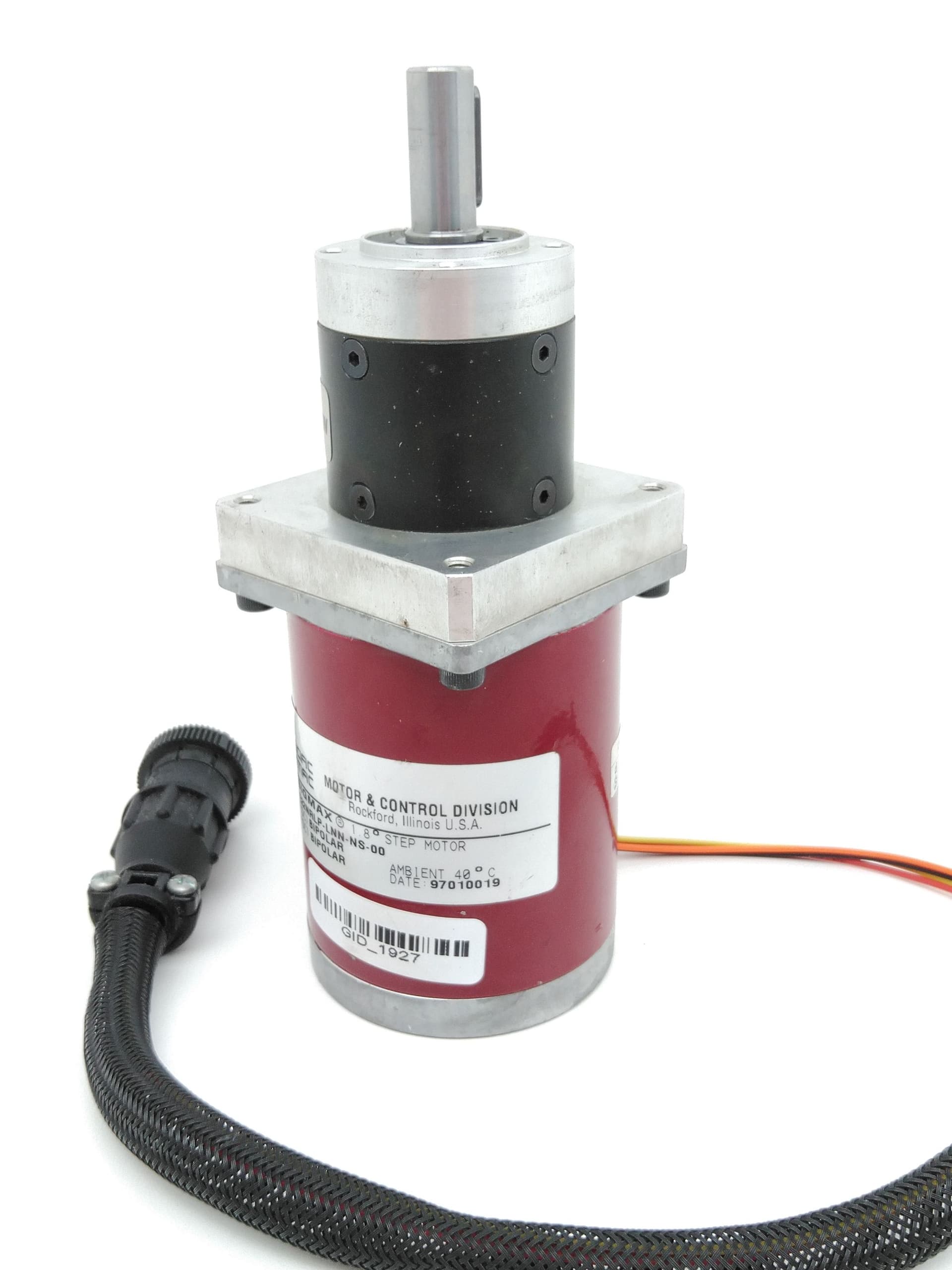 Pacific Scientific E22NRLP-LNN-NS-00 Stepper Motor w/ PLE40 3:1 Gear Reducer