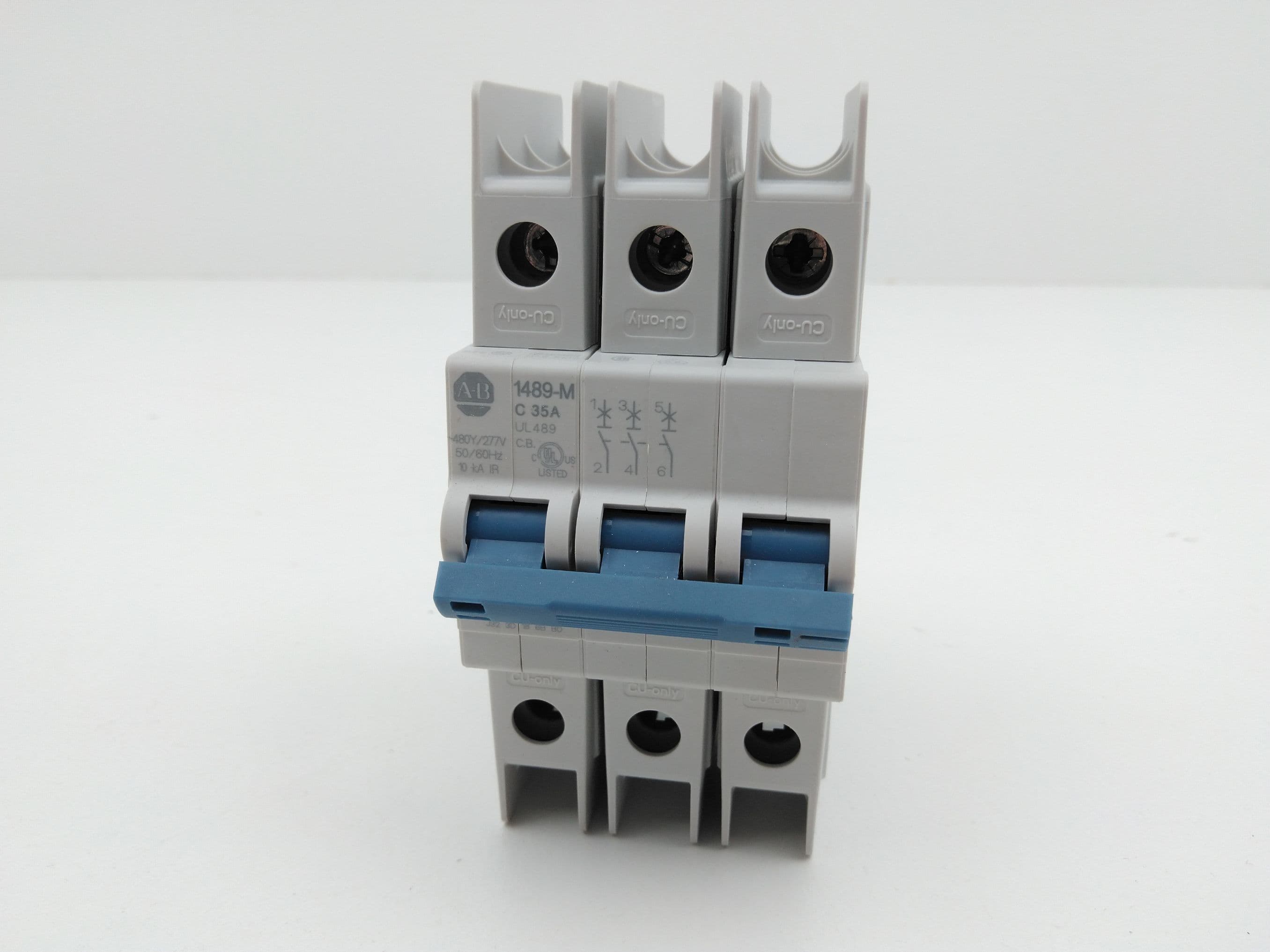 Allen-Bradley 1489-M3C350 Ser D Miniature Circuit Breaker 35A, 3P, 480Y/277V