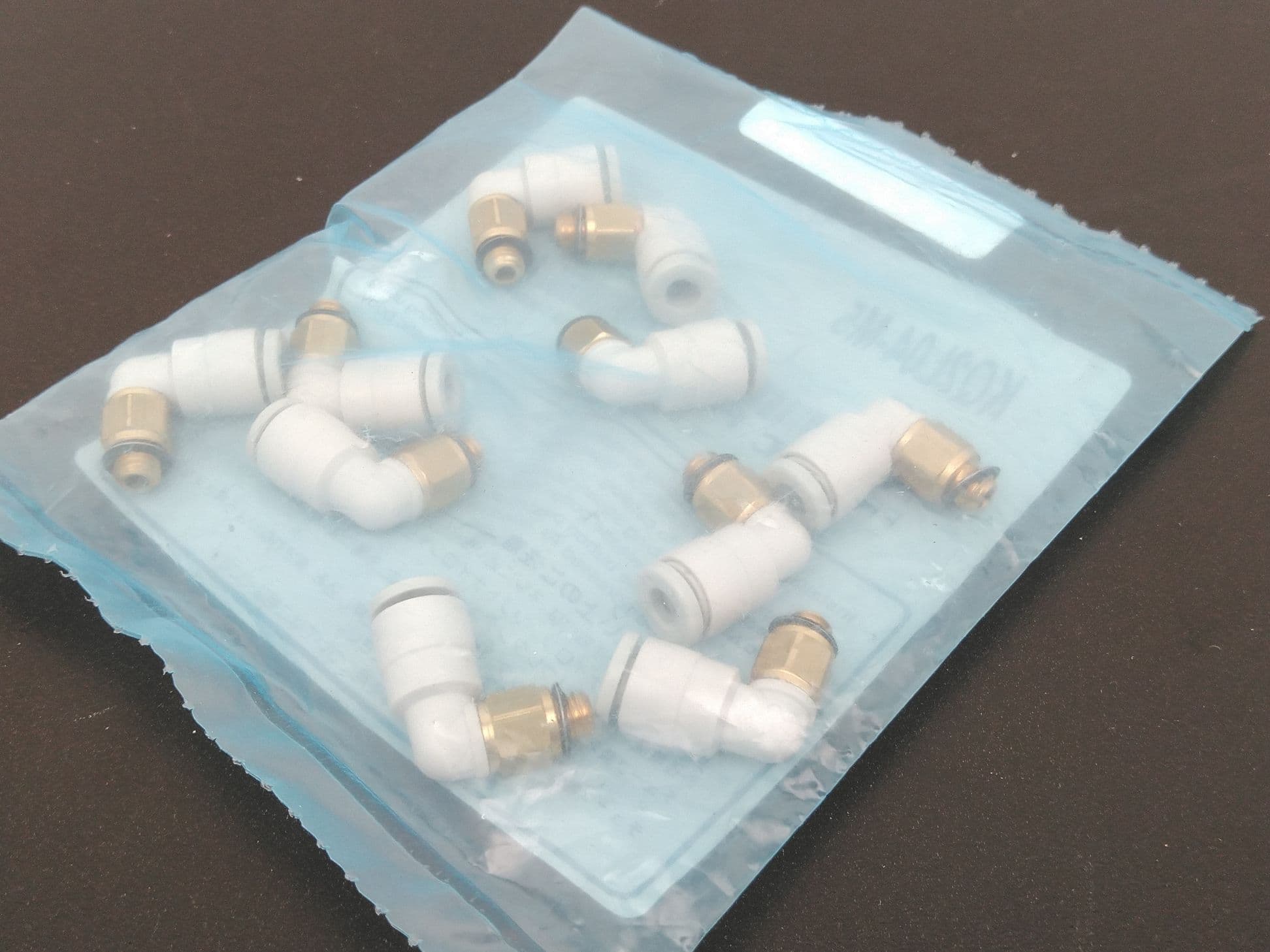 SMC KQ2L04-M5 4mm Tube Push-to-Connect x 5mm Male Pipe Elbow (10PK)