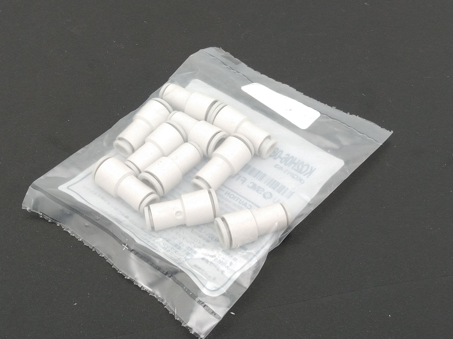 SMC KQ2H06-08A Straight Reducing Connector Push-to-Connect 6mm x 8mm Tube OD