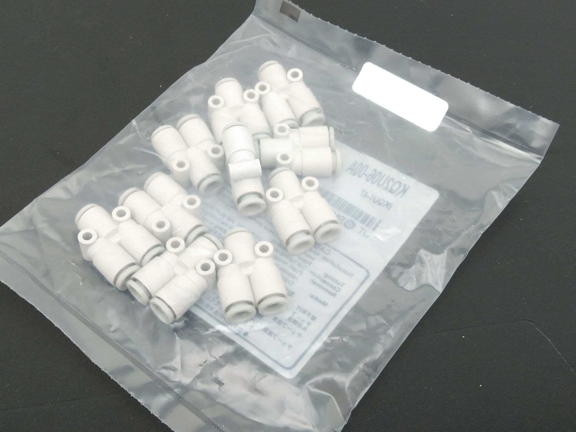SMC KQ2U06-00A Push-to-Connect 6mm Tube OD Wye Union (10PK)