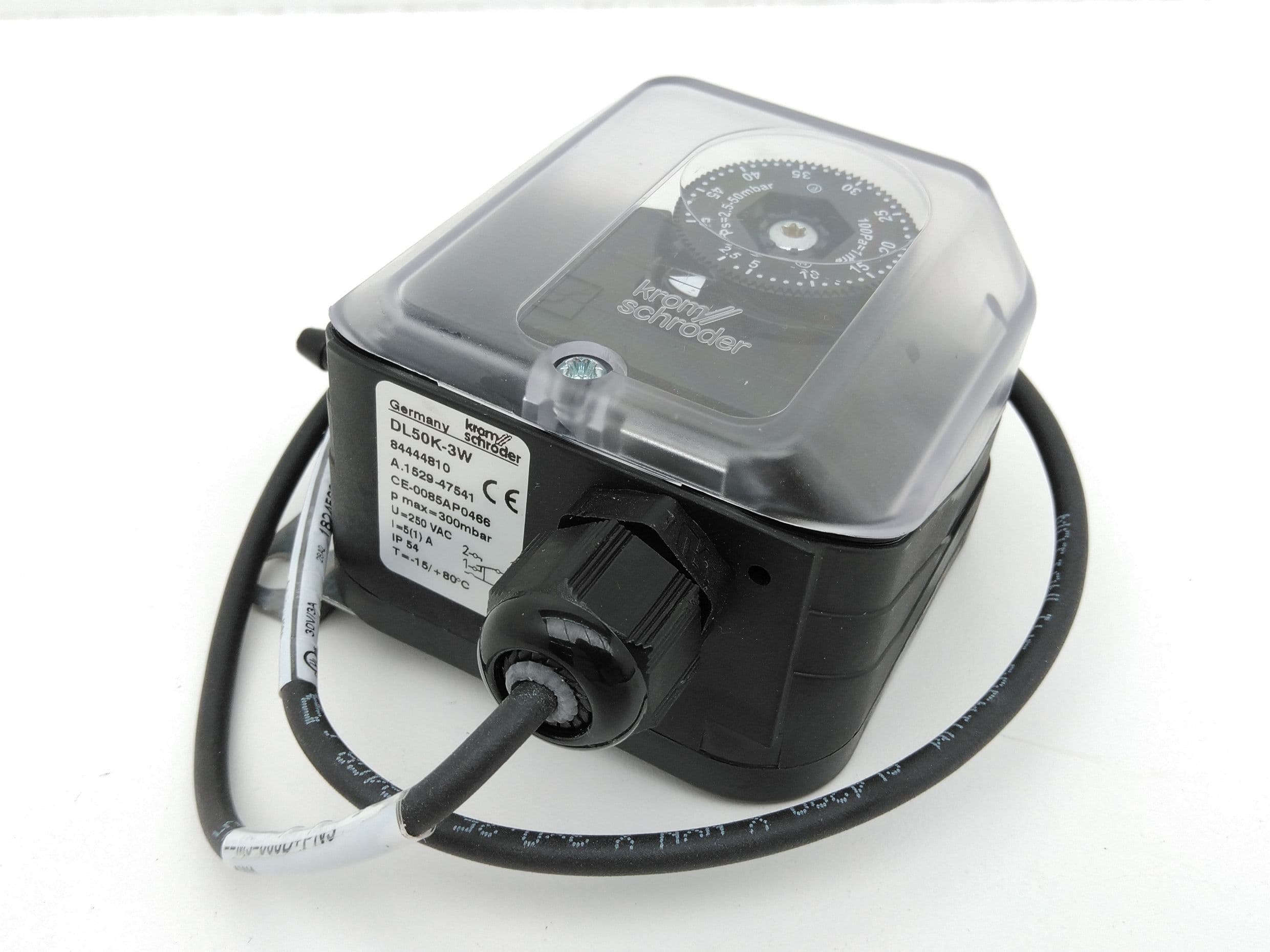 Kromschroder DL50K-3W 84444810 Pneumatic Pressure Switch Module