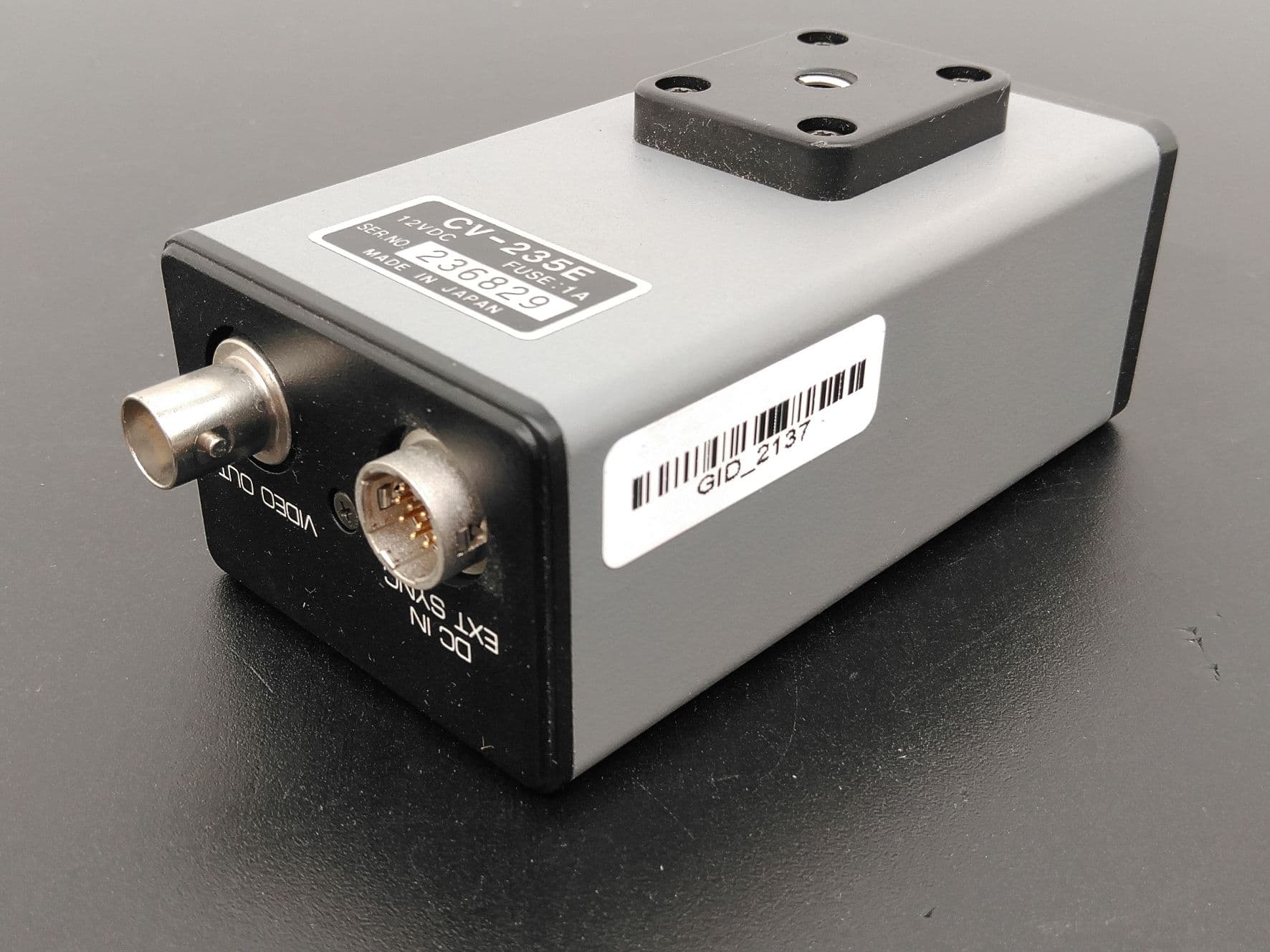 CCD Machine Vision CV-235E Monochrome IR CCD Camera 12 VDC, 1 A