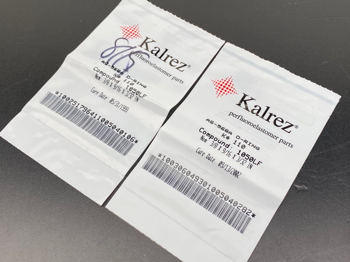 Dupont Dow AS-568A K#110, Compound 1050F Kalrez O-Ring