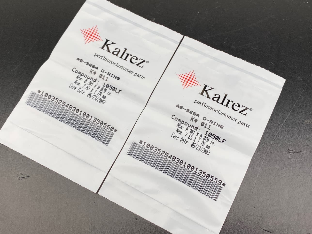Dupont Dow AS-568A K#011, Compound 1050F Kalrez O-Ring