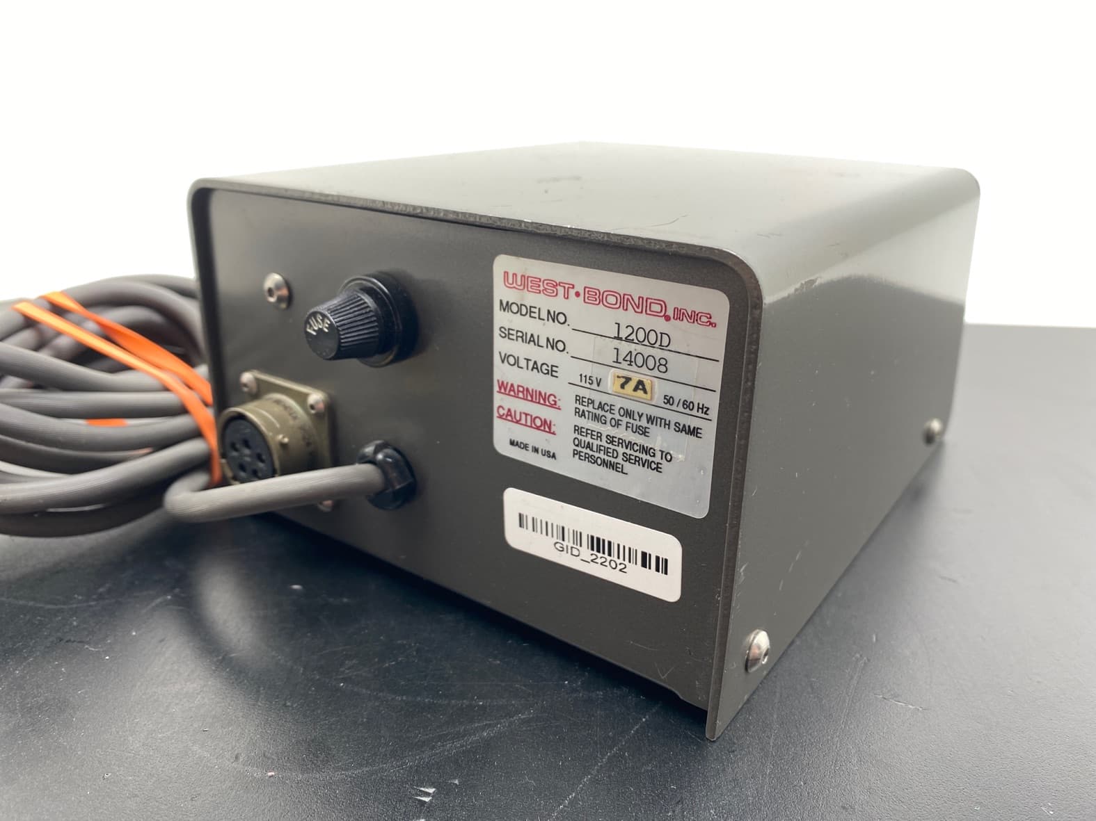 West Bond 1200D Heated Work Holder Controller