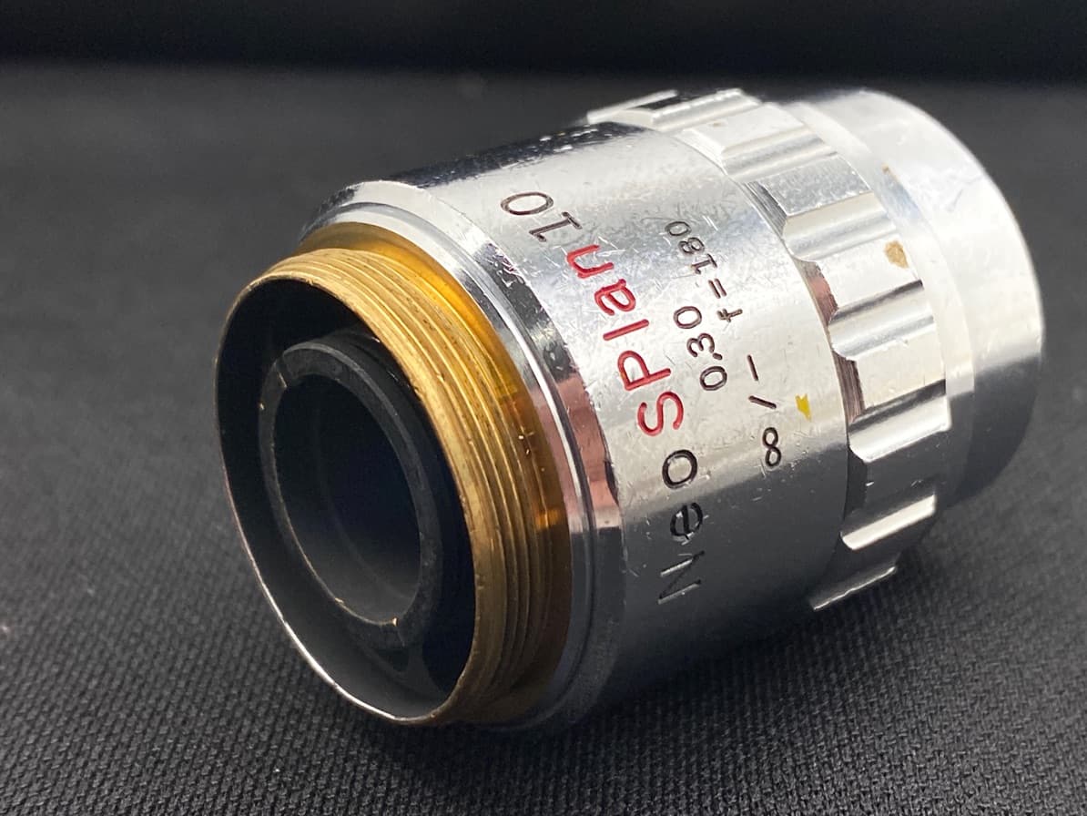 Olympus NeoSPlan 10 .30, f 180 BF/DF Microscope Objective Lens