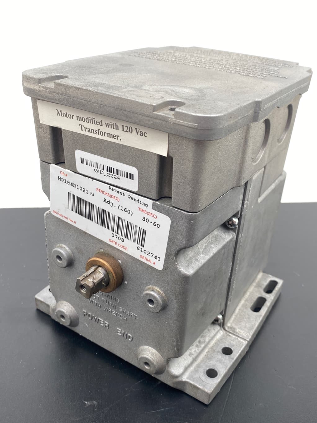 Honeywell Modutrol IV M9484D 1021 Proportional Motor, 120VAC Transformer