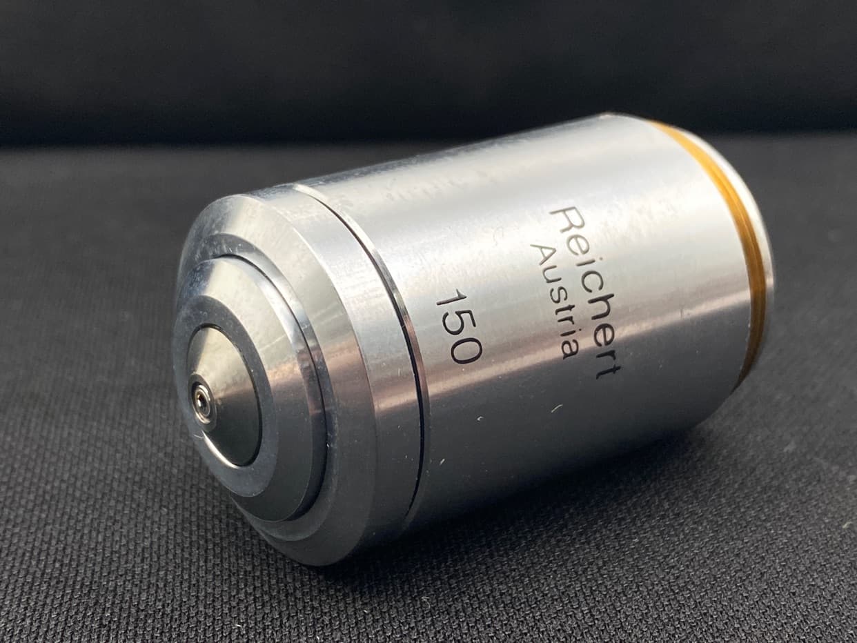 Reichert Plan Apo 150x/0.95 IK Infinity Corrected Polyvar MET Objective