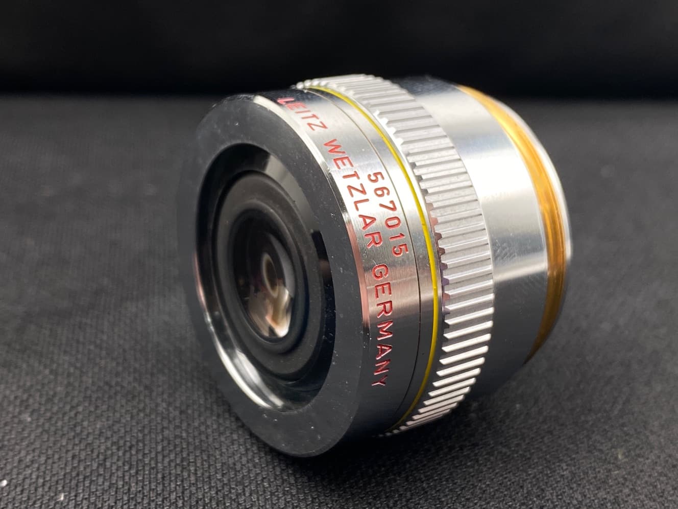Leitz Wetzlar PL Fluotar 10x/0.25 D Microscope Objective Lens BF/DF