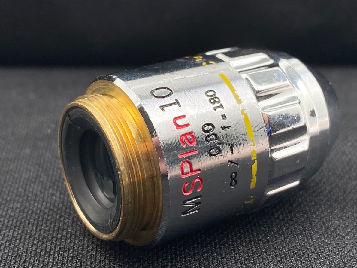 Olympus MSPlan 10 10x, .30, f 180 Microscope Objective Lens
