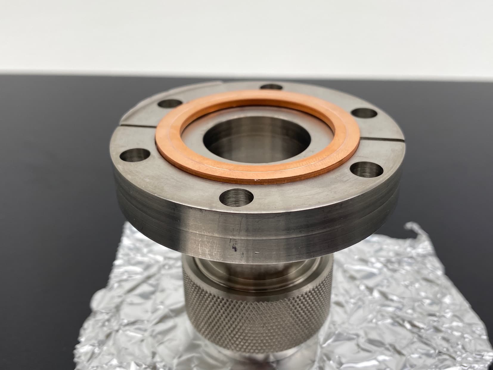 Unbranded 2.75" Conflat to 3/4" Tube Adapter