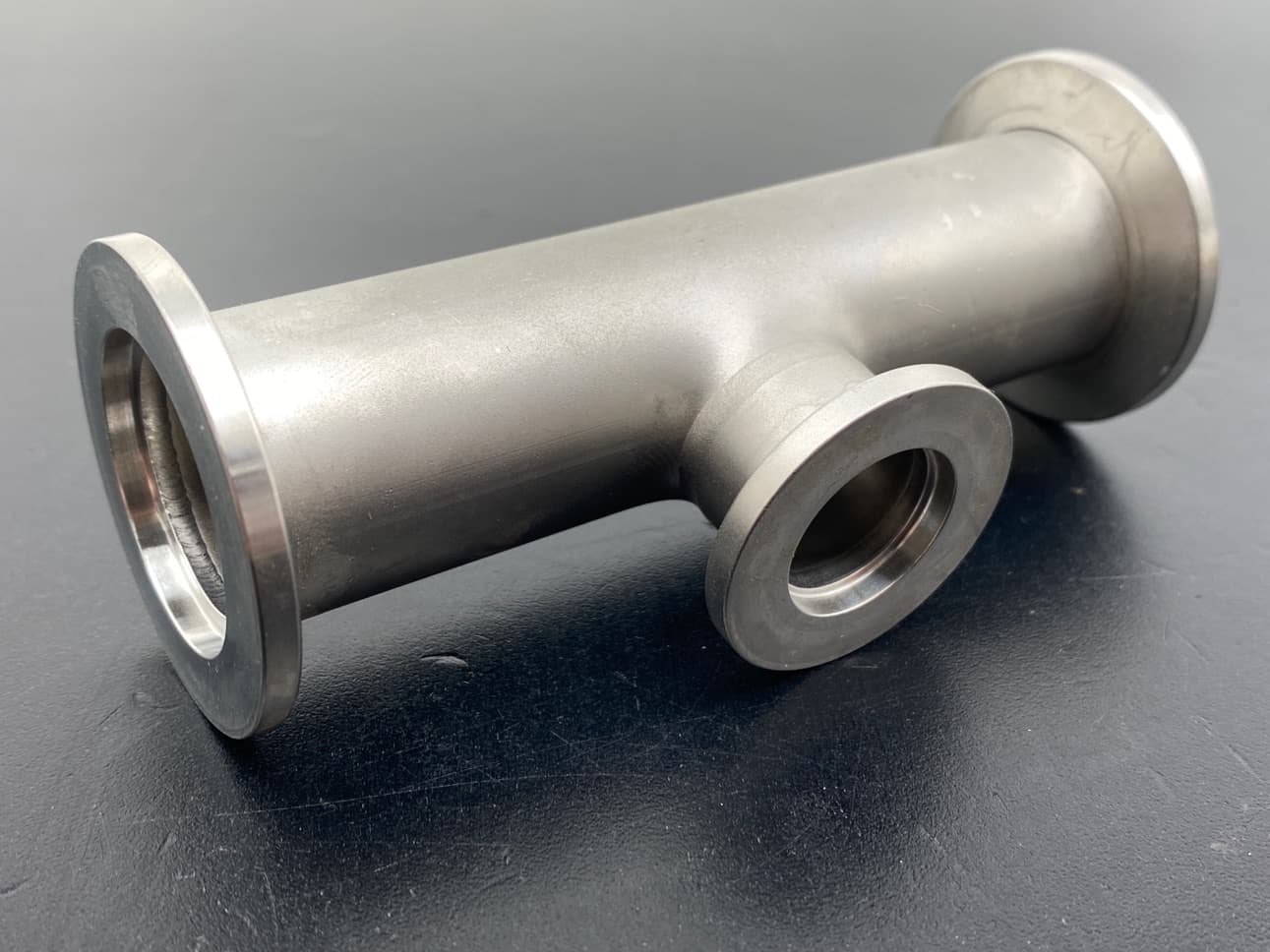 Vacuum Fitting KF25 x KF16 SS Reducing Tee