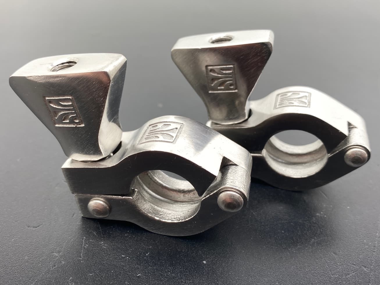 WCB-Products 119-189 13MHHM-7 .50” & .75” 304 SS Vacuum Clamps- Lot of Two