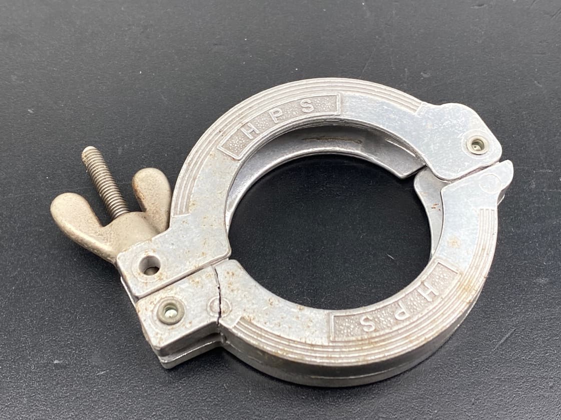 HPS Vacuum Products NW-40 / KF-40 Hinge Clamp, Aluminum- Lot of Eight