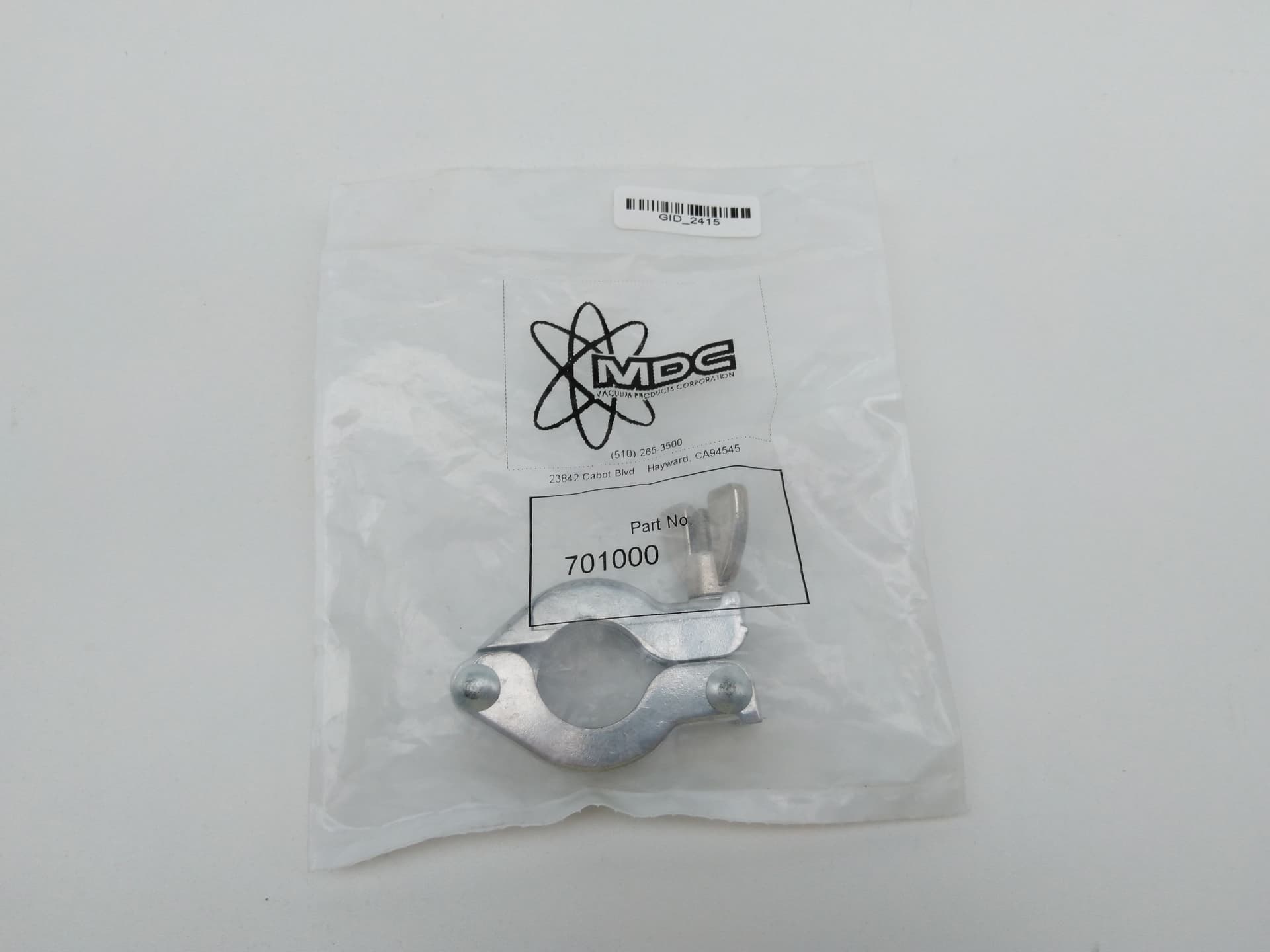 MDC 701000 NW16 / KF16 Hinged Clamp