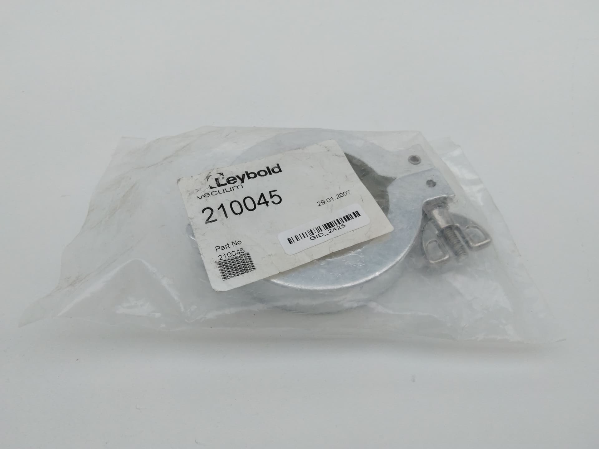 Leybold 210045 AluminumClamping Ring, DN ISO-KF50