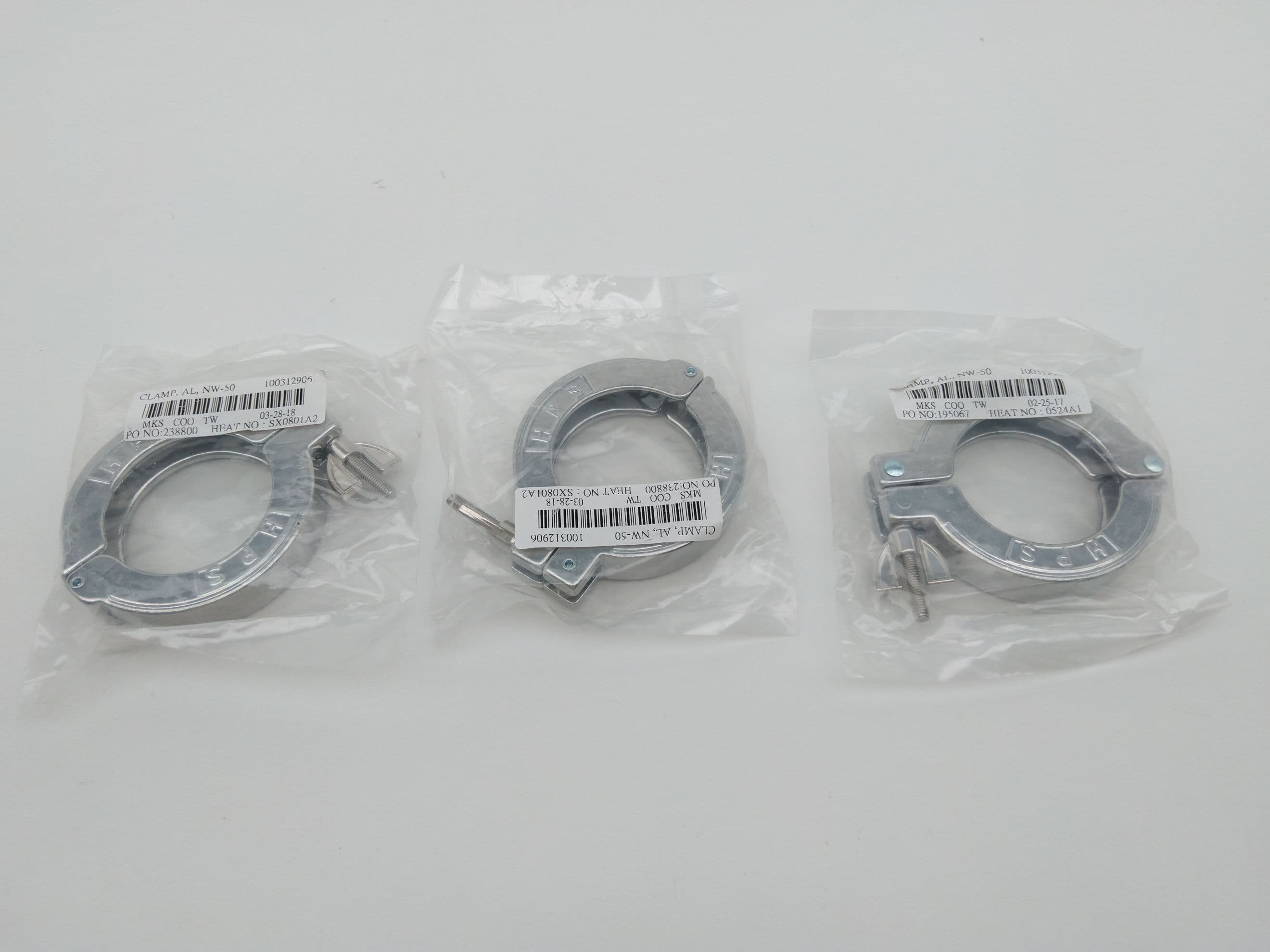 MKS/ HPS 100312906 Aluminum Clamping Ring, DN ISO-NW50 / KF50