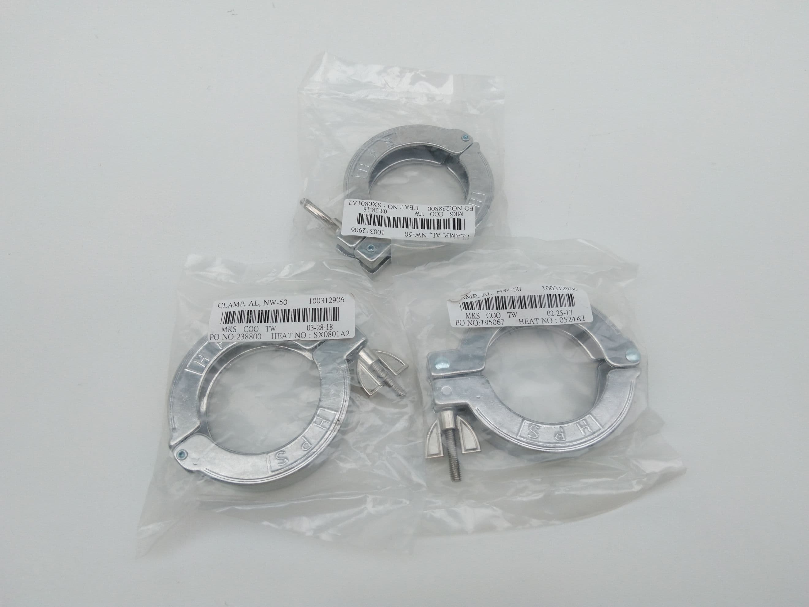 MKS/ HPS 100312906 Aluminum Clamping Ring, DN ISO-NW50 / KF50