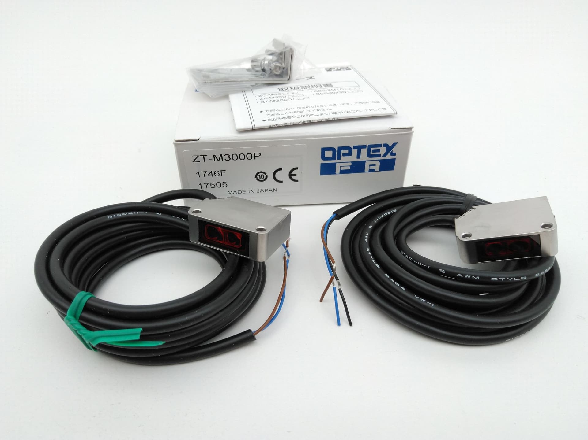 Optex ZT-M3000P ZT-MD Through- Beam Photoelectric Sensor ZM Series