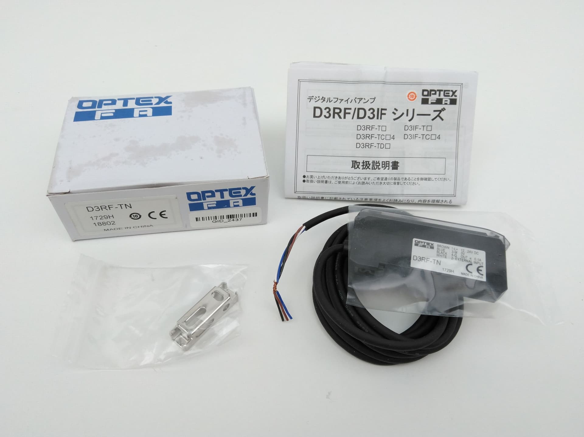 Optex D3RF-TN Digital Fiber Amplifier Sensor