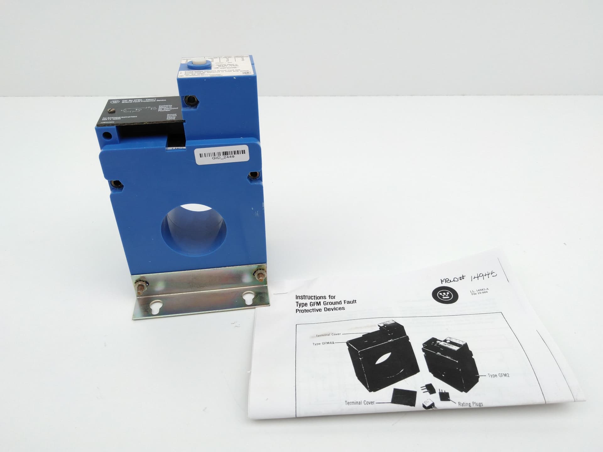 Westinghouse GFM2- Class I Ground Fault Protective Device