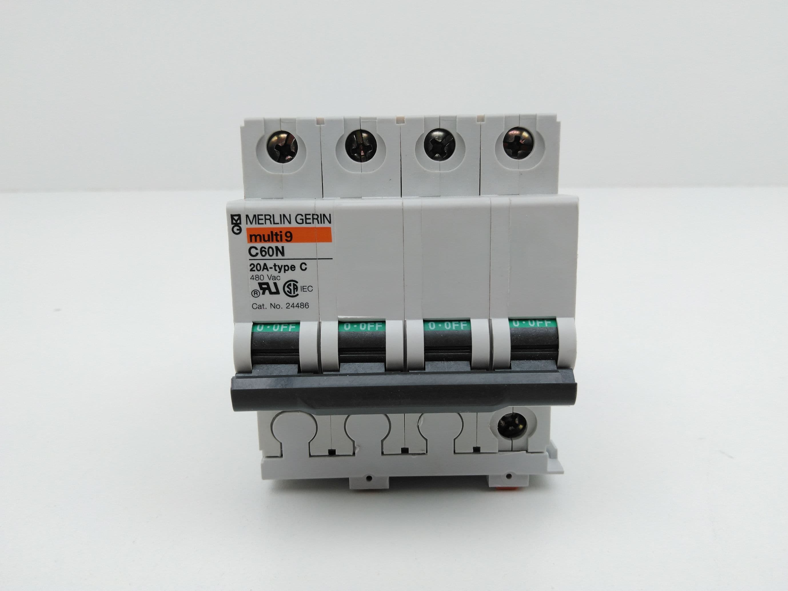 Merlin Gerin , Square D MG24486,C60N Supplementary Protection Device,4Pole