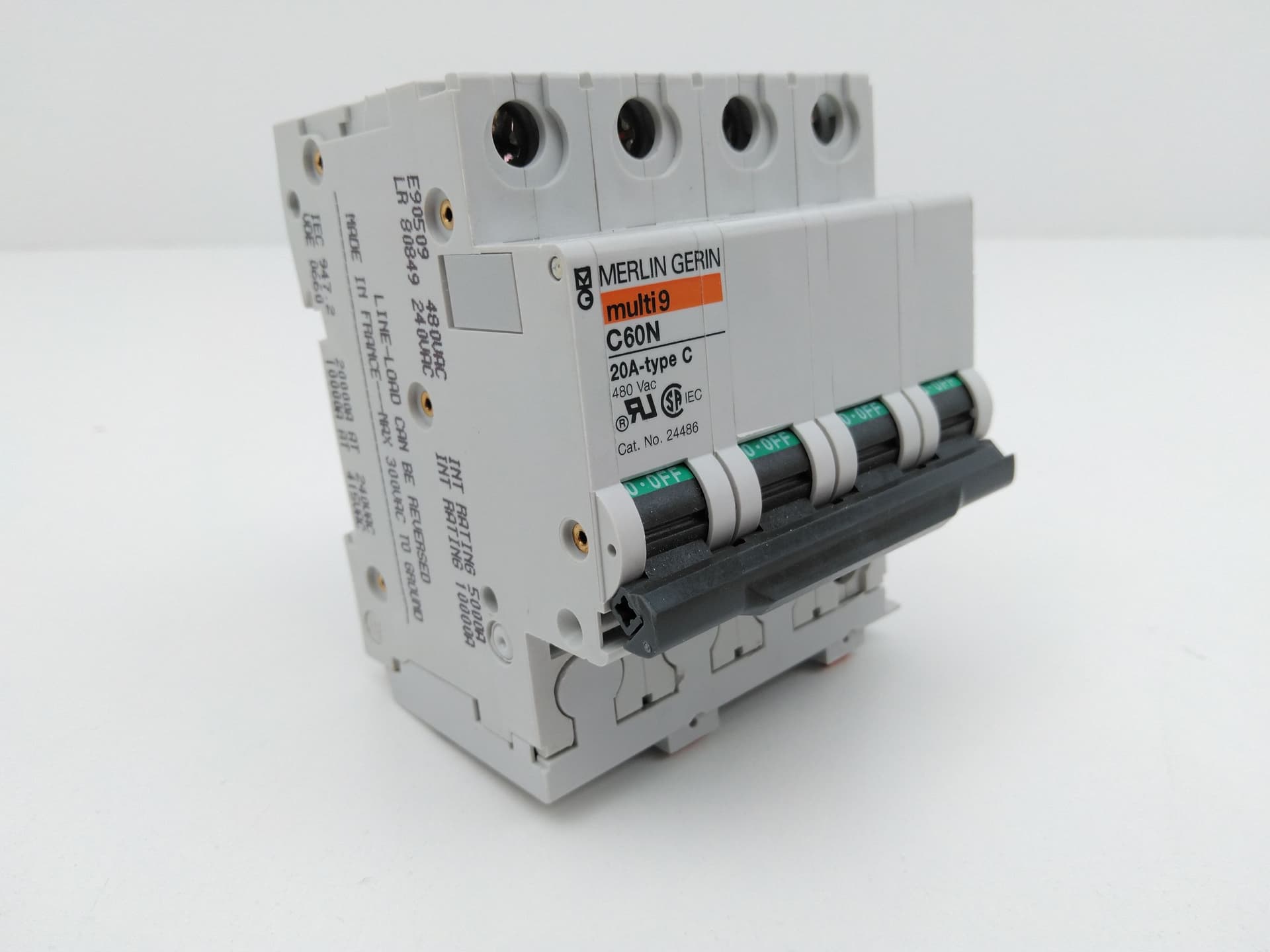 Merlin Gerin , Square D MG24486,C60N Supplementary Protection Device,4Pole