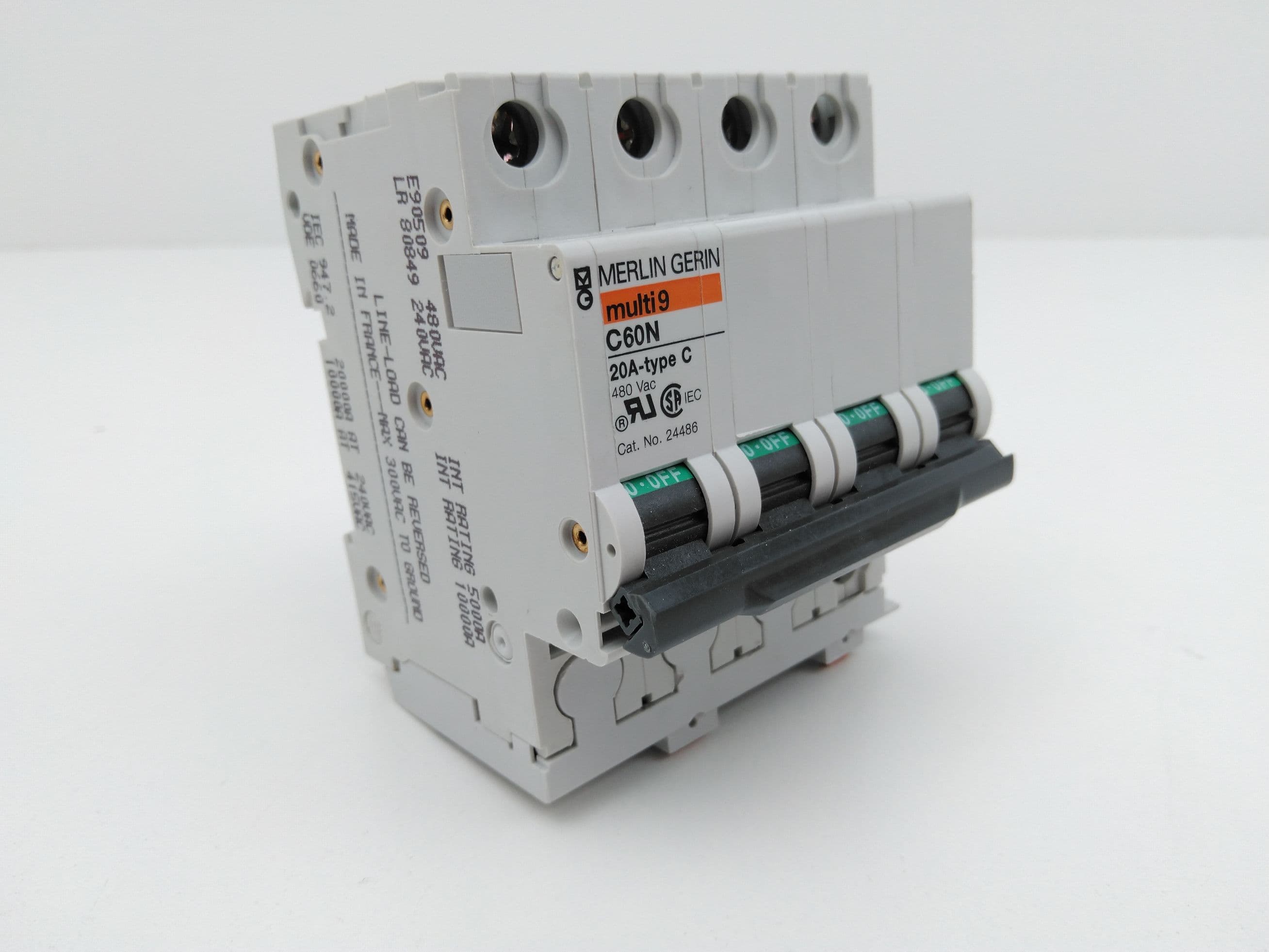 Merlin Gerin , Square D MG24486,C60N Supplementary Protection Device,4Pole