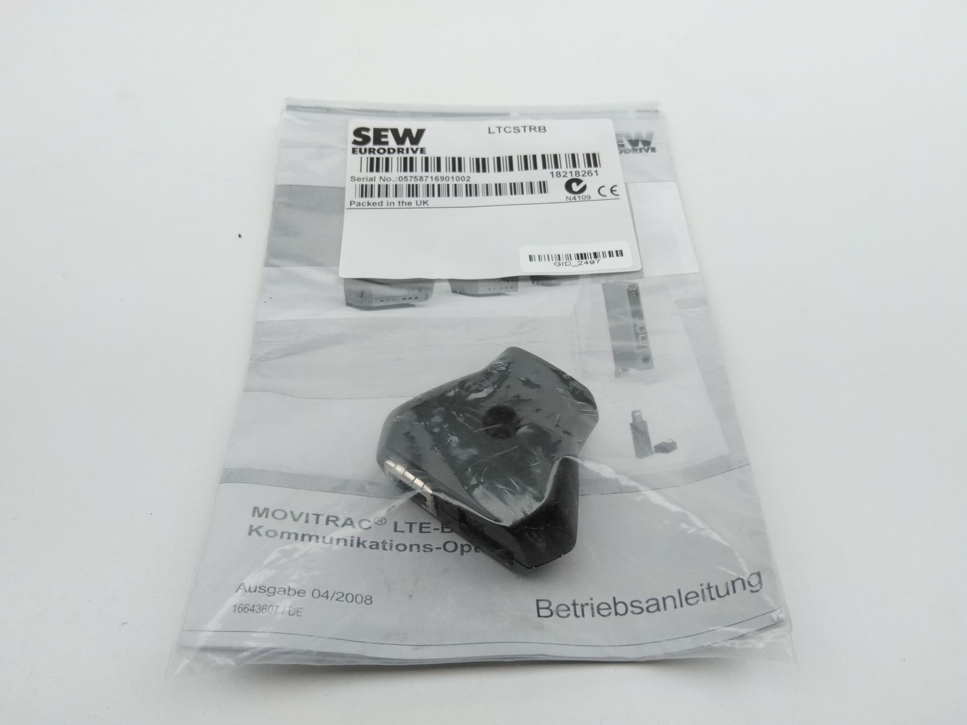 Sew Eurodrive 18218261 SBus Terminating Connector, Movitrac LTE-B/LTP-B