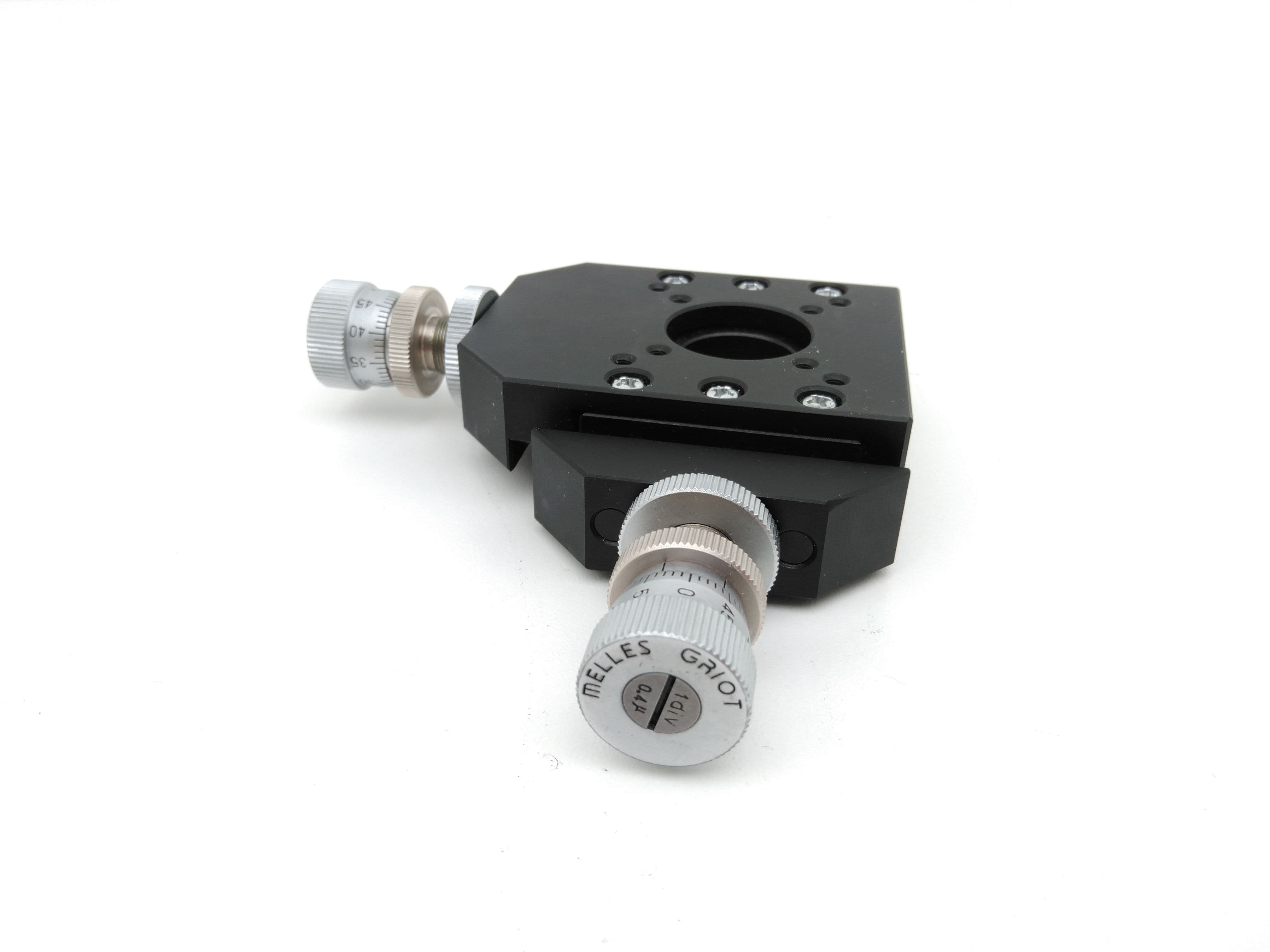 Melles Griot Precision X-Y Stage 0.4 Micron Per Division