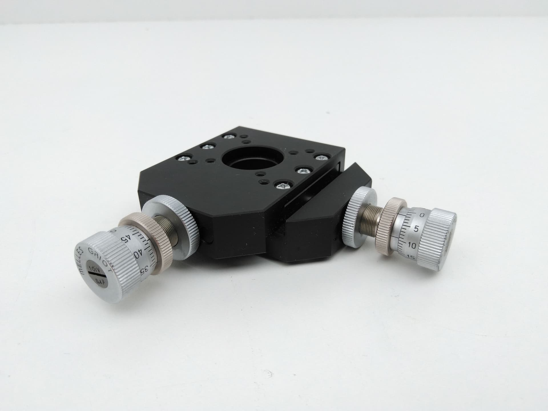 Melles Griot Precision X-Y Stage 0.4 Micron Per Division