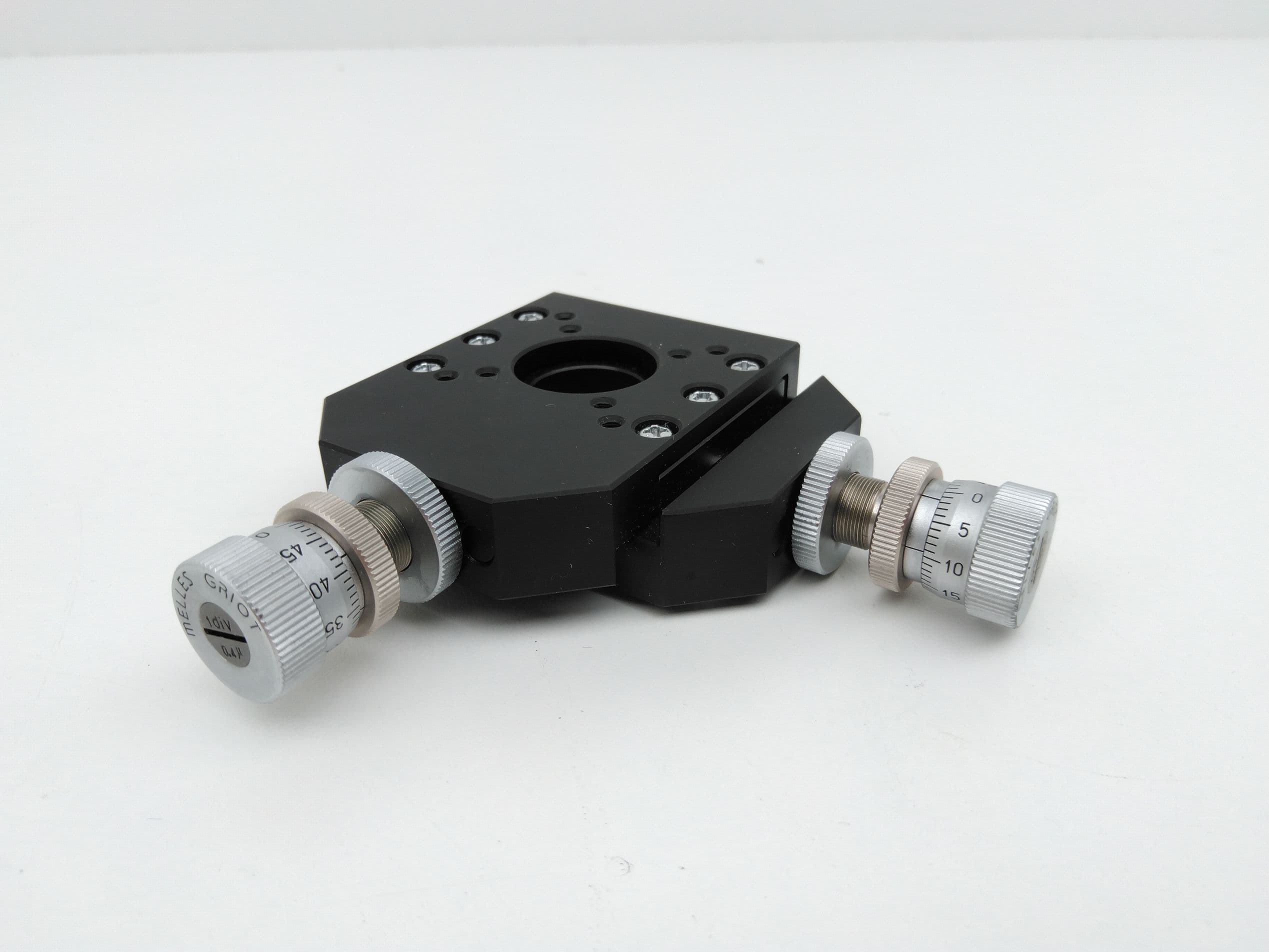 Melles Griot Precision X-Y Stage 0.4 Micron Per Division