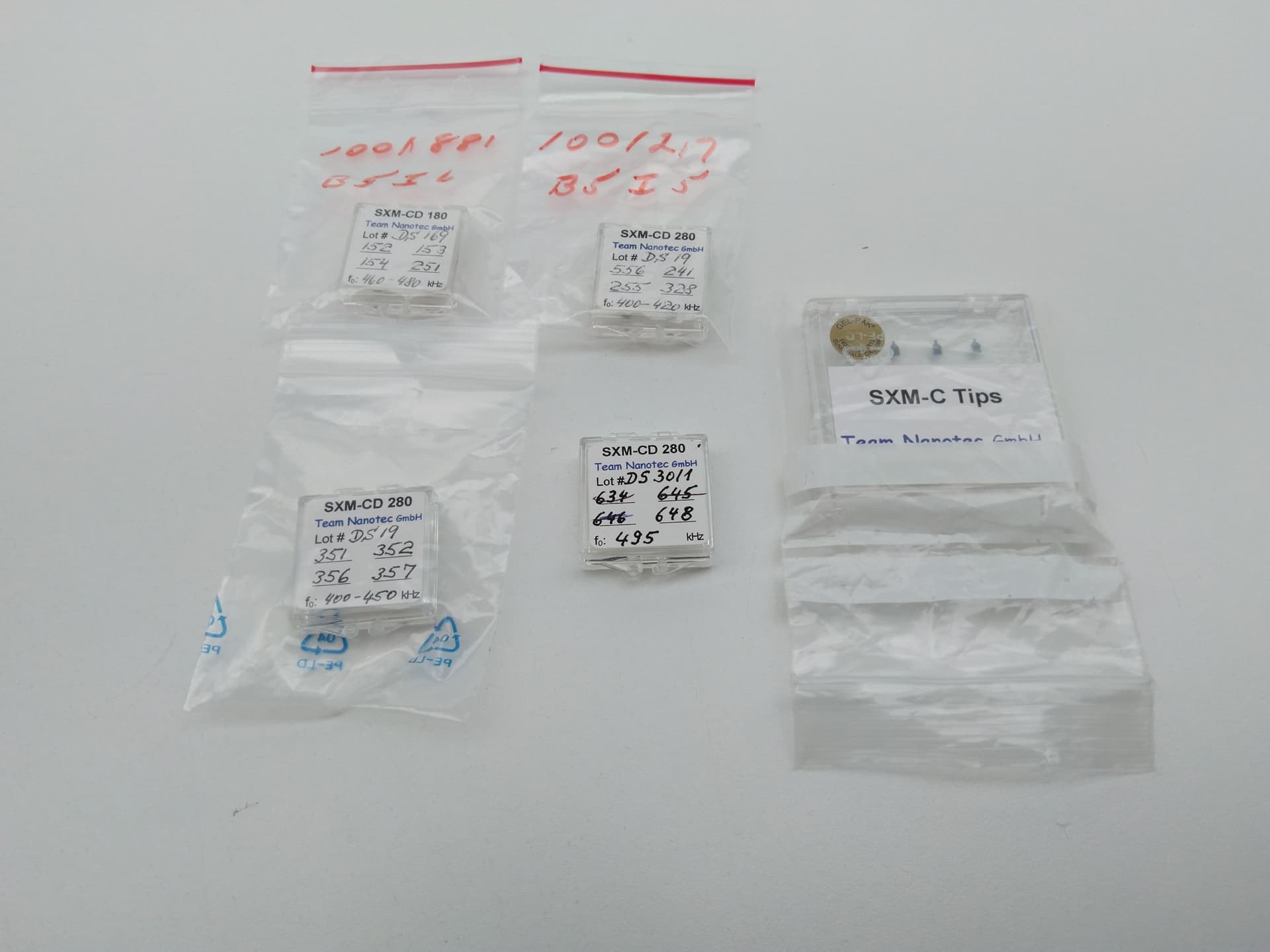Team Nanotec SXM-C, SXM-CD280, SXM CD-180 AFM Probe Tips