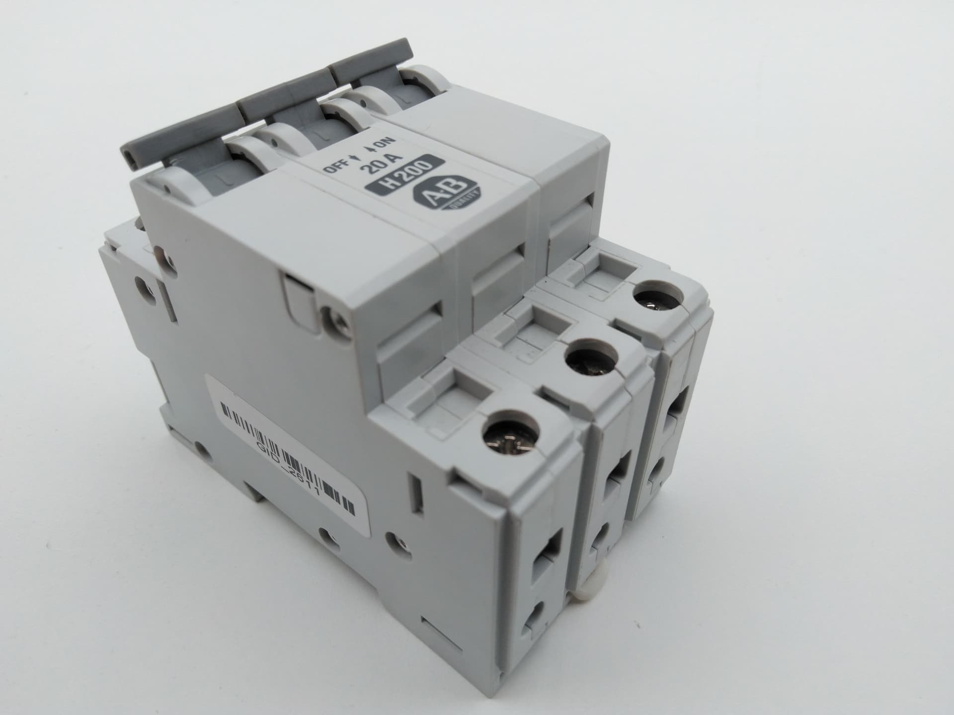 Allen-Bradley 1492-CB3H200 Ser B Circuit Breaker,3P,20A, 480V