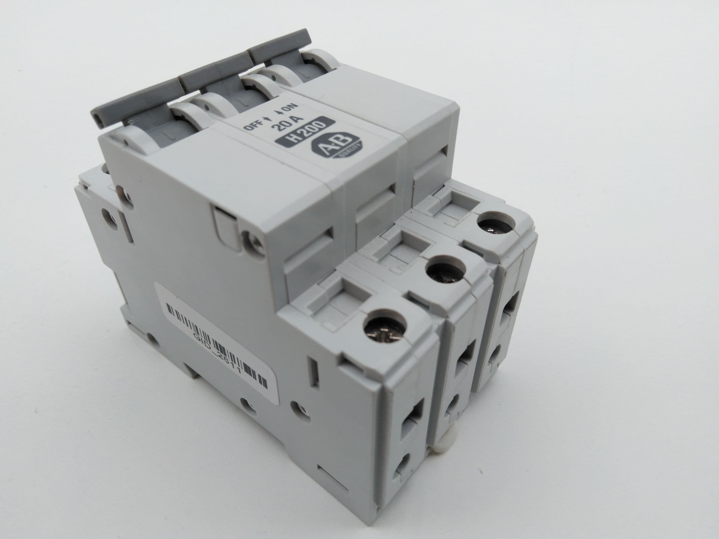 Allen-Bradley 1492-CB3H200 Ser B Circuit Breaker,3P,20A, 480V
