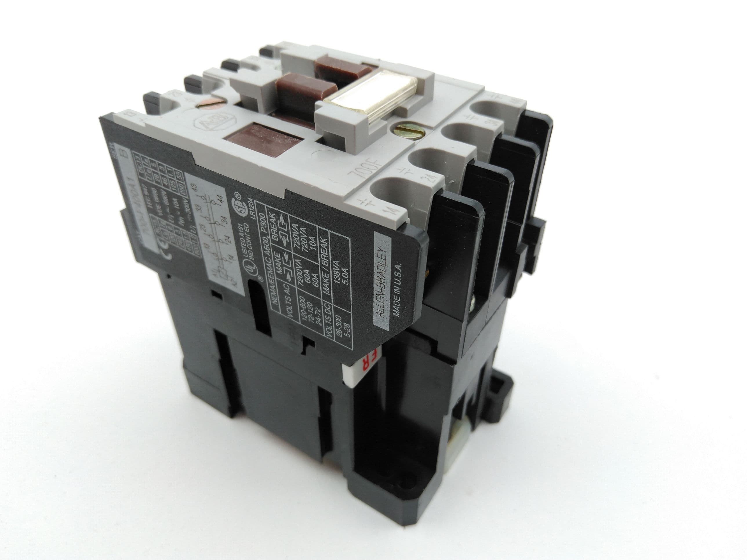Allen-Bradley 700-F400A1 Ser B Control Relay, 10A, 4P, 110/120 Coil