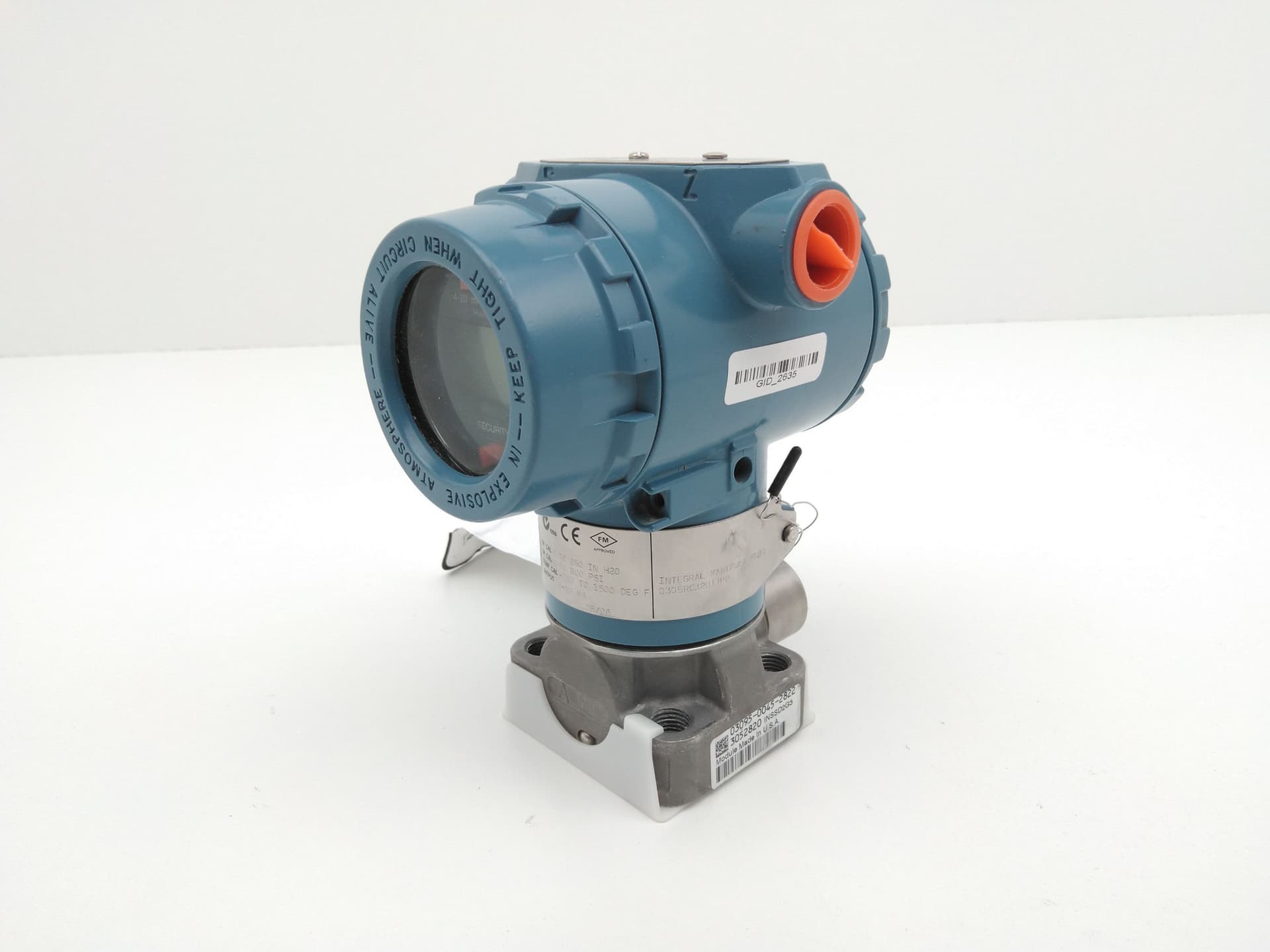 Rosemount 3095MA2CJ0013AA10NABS5, 03095-0045-2822 Pressure Transducer
