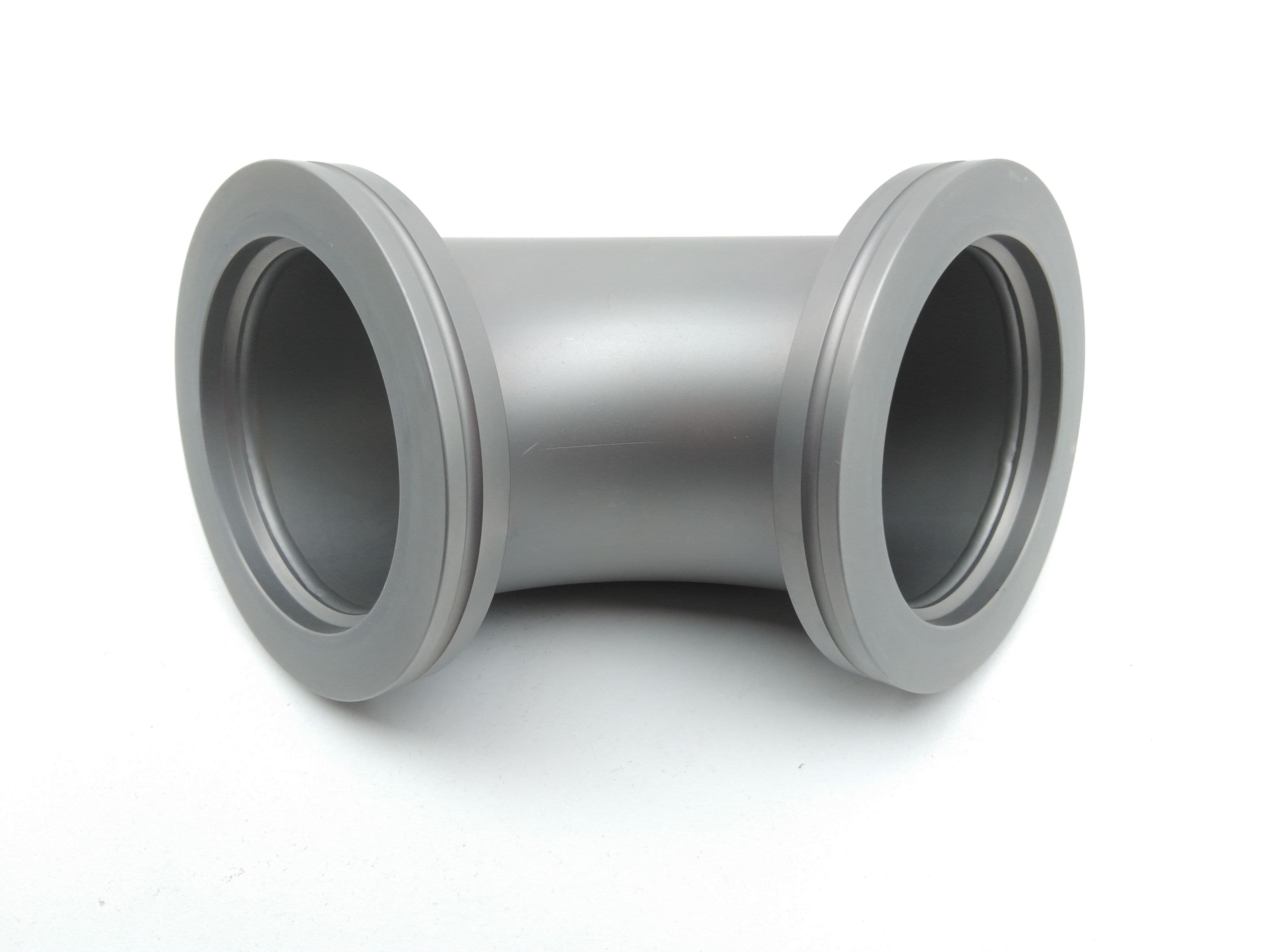 Stainless Steel Vacuum Fitting ISO K NW63 90° Sweep Elbow