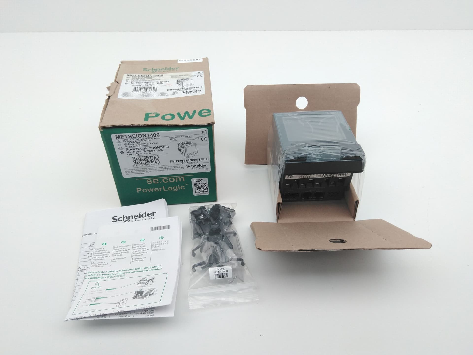 Schneider Electric Metseion7400 Panel Mount Utility Meter PowerLogic